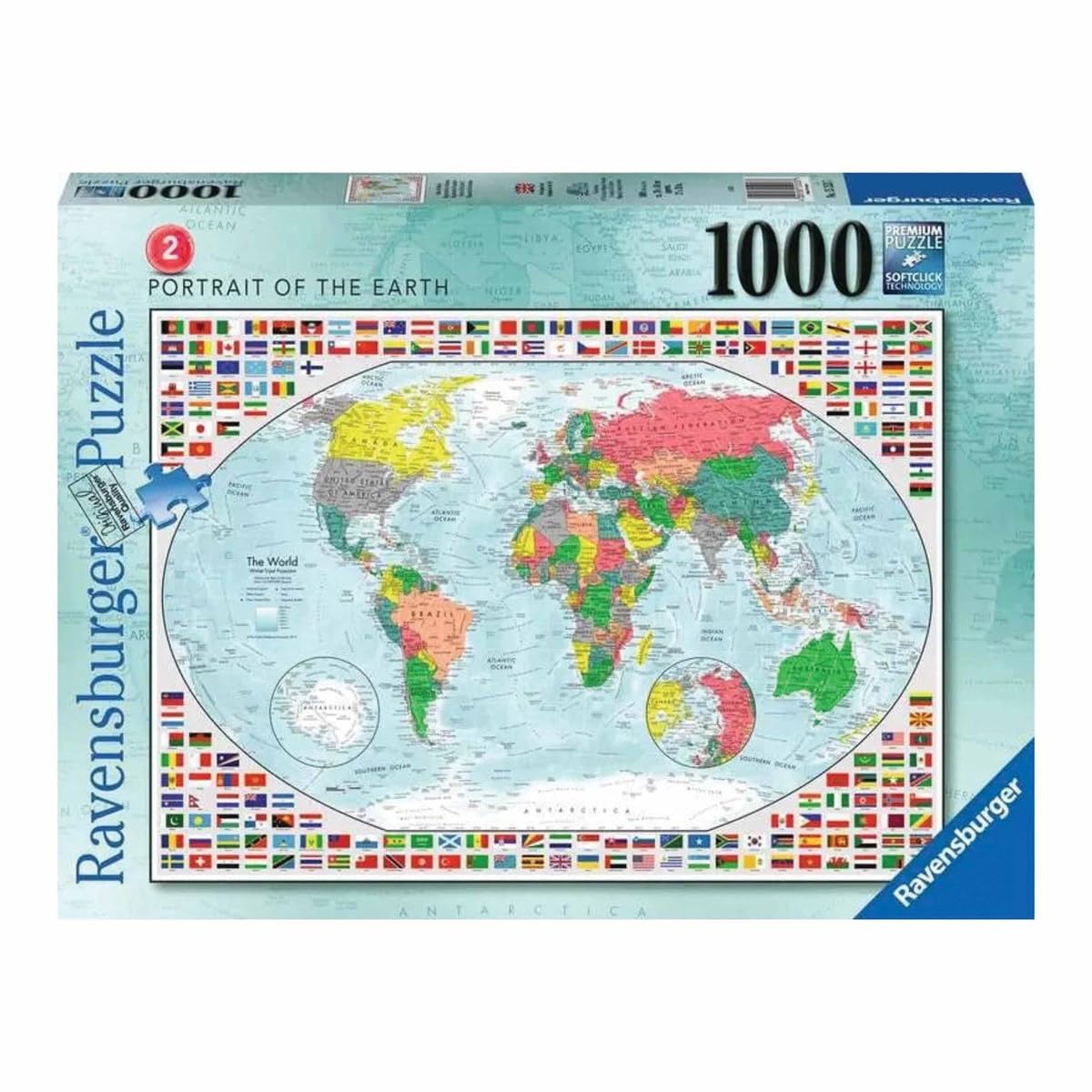 Ravensburger Portrait of The Earth 1000 Pieces Jigsaw Puzzles for Adults an