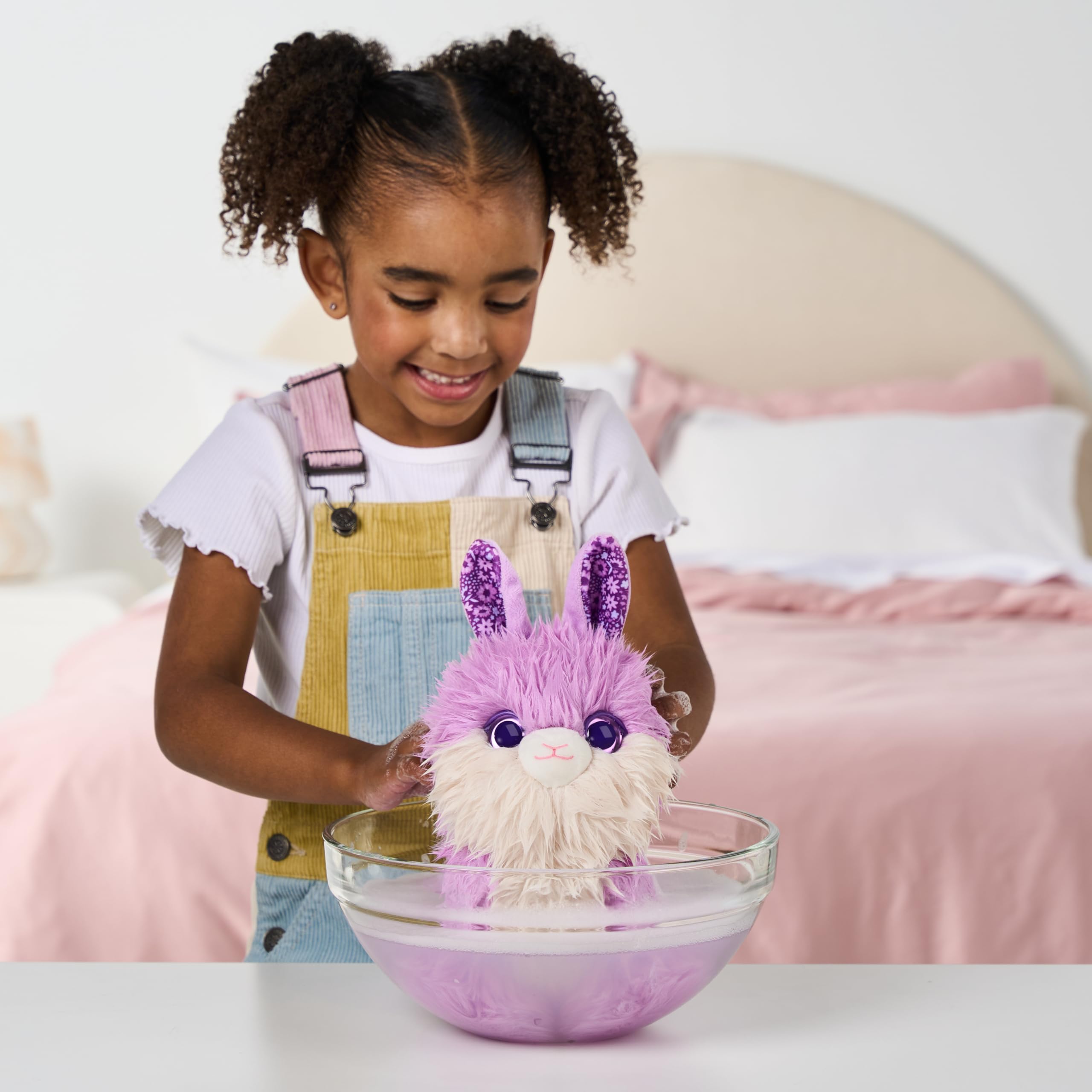 SCRUFFALUVS Mystery Little Live Pets ScruffaLuvs Bunny Scruffs Plush Toy, 5.5' Tall 5