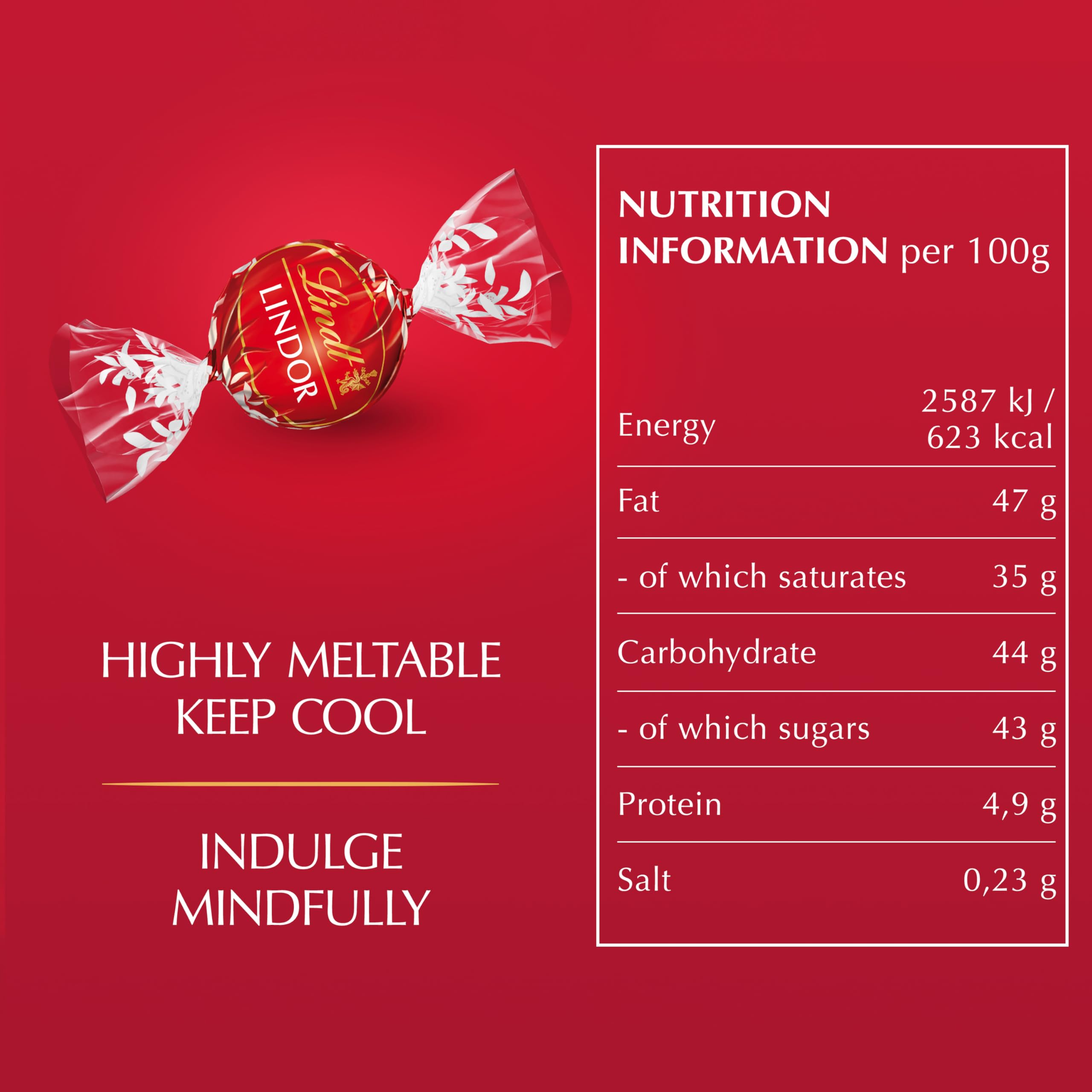 Lindt LINDOR Milk Chocolate Truffles - 1kg Bag 5