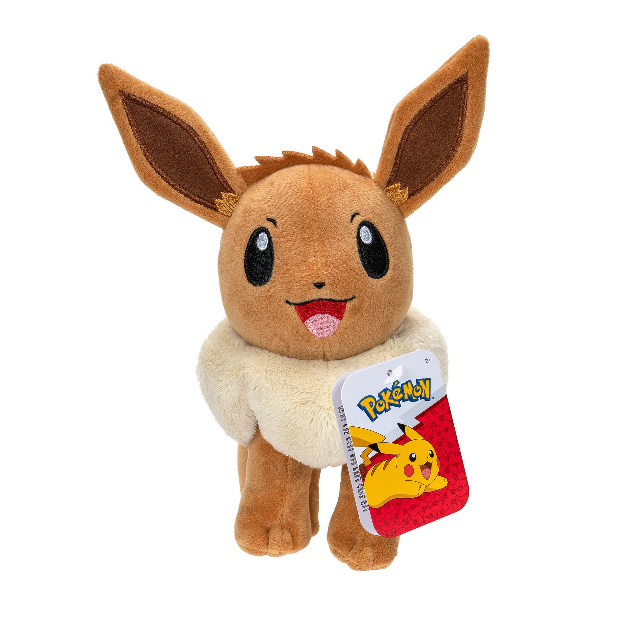 Pokémon Eevee Soft Plush - 8-Inch Cuddly Stuffed Toy | Polyester | Unisex Children 1