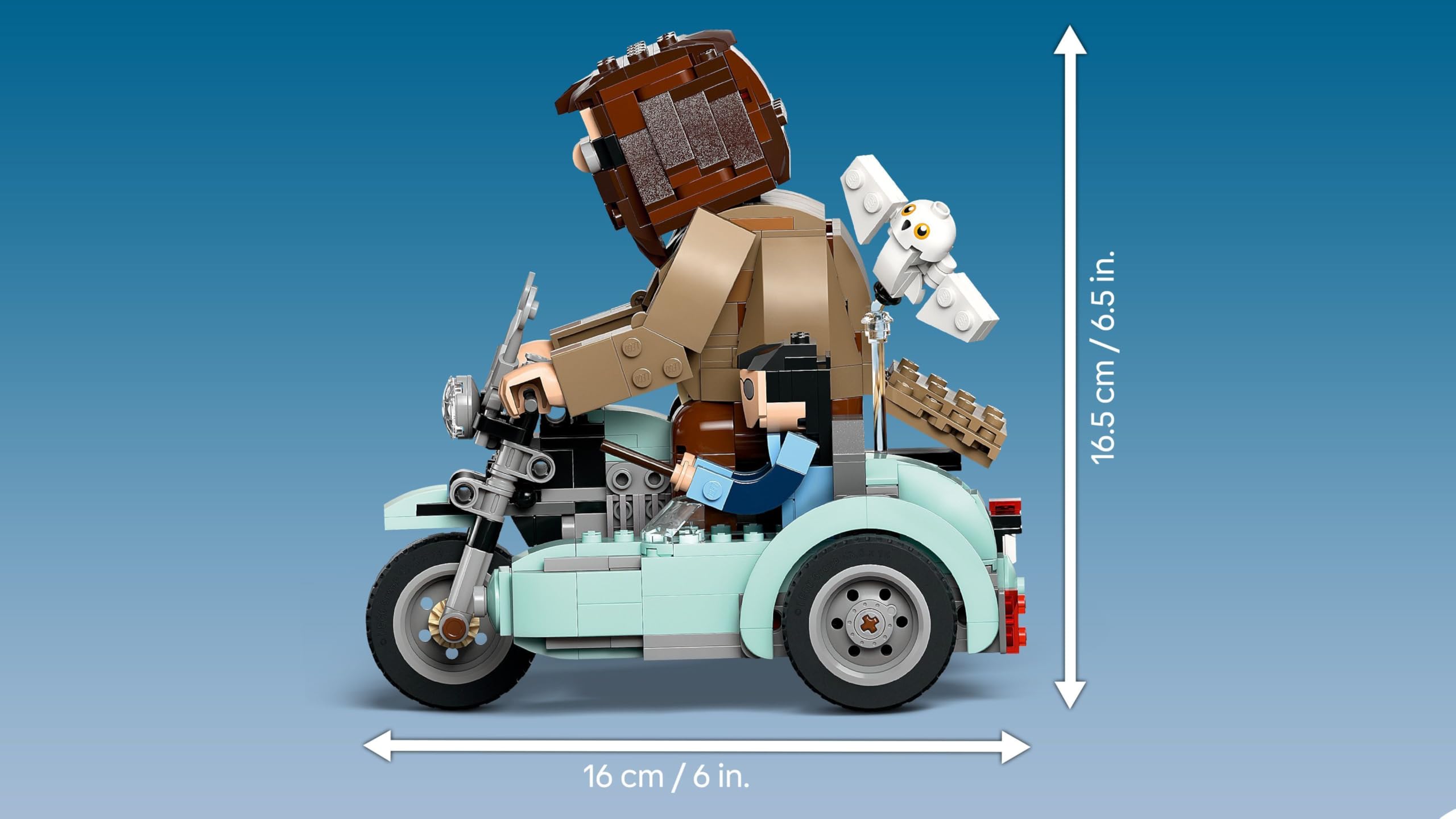 LEGO Harry Potter Hagrid & Harry’s Motorcycle Ride Building Set | Model 76443 | Ages 9+ 8