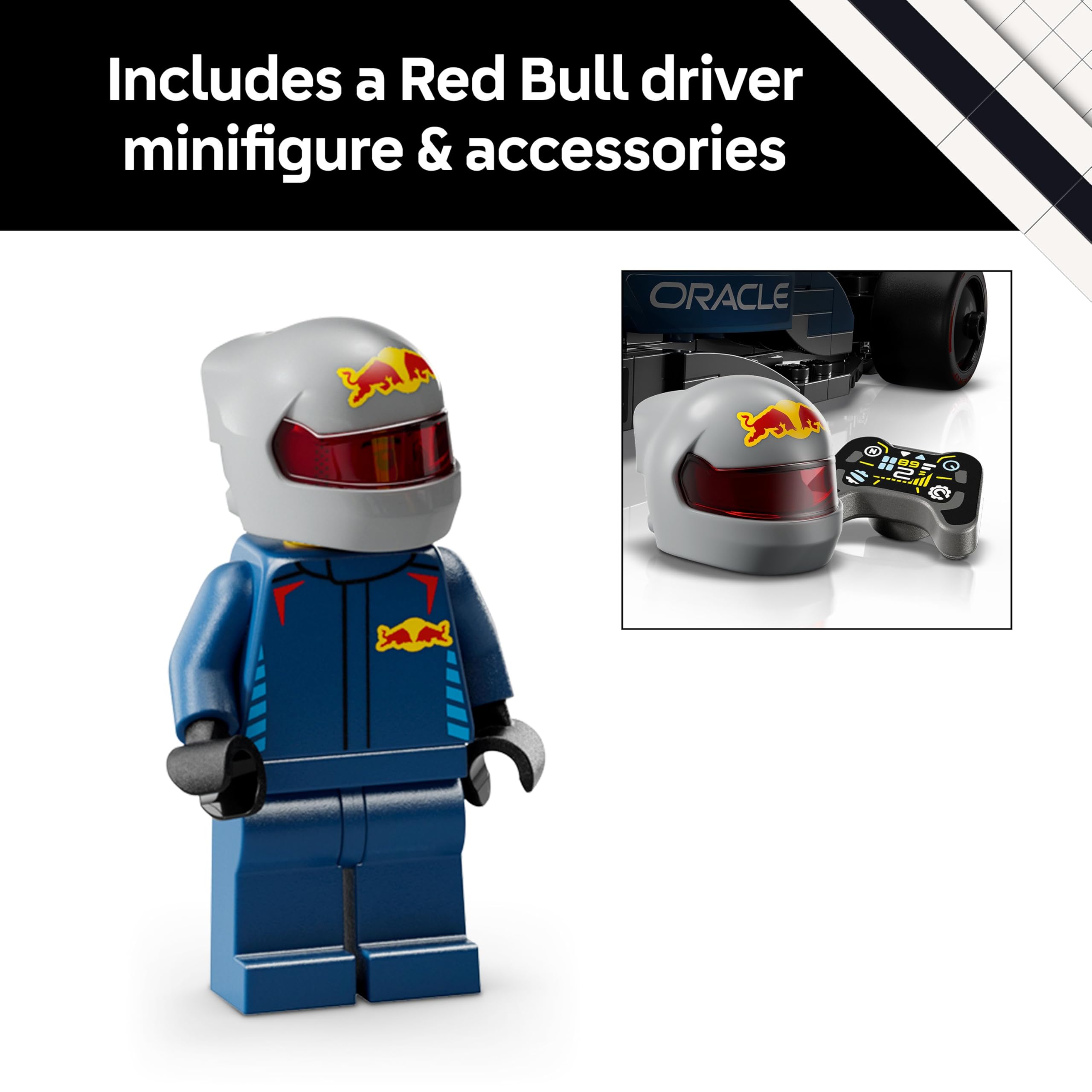 LEGO Speed Champions Oracle Red Bull Racing RB20 F1 Race Car Model 77243 | Ages 18+ 6
