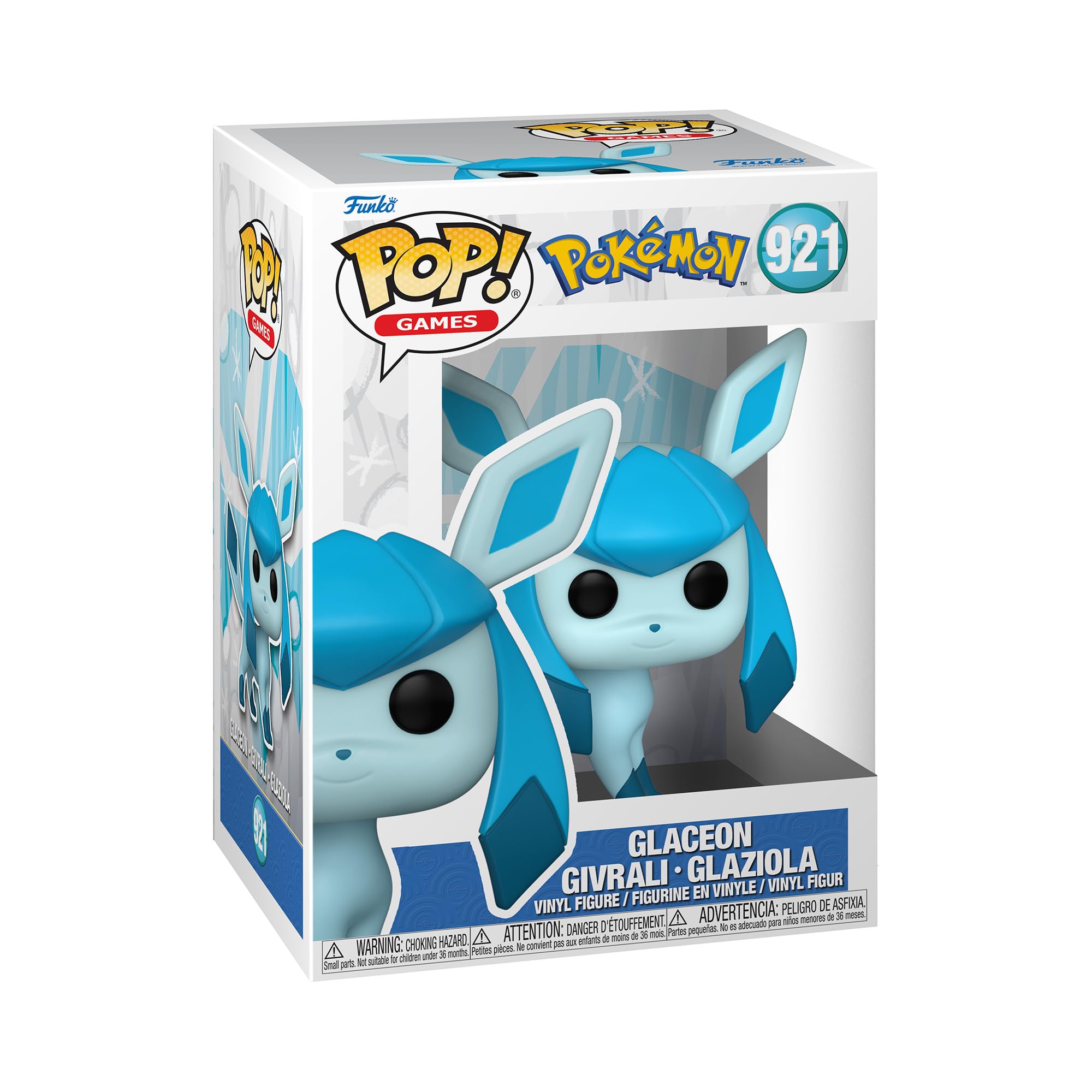 Funko POP! Pokemon Glaceon Vinyl Figure - 3.75 Inches - Purple 1