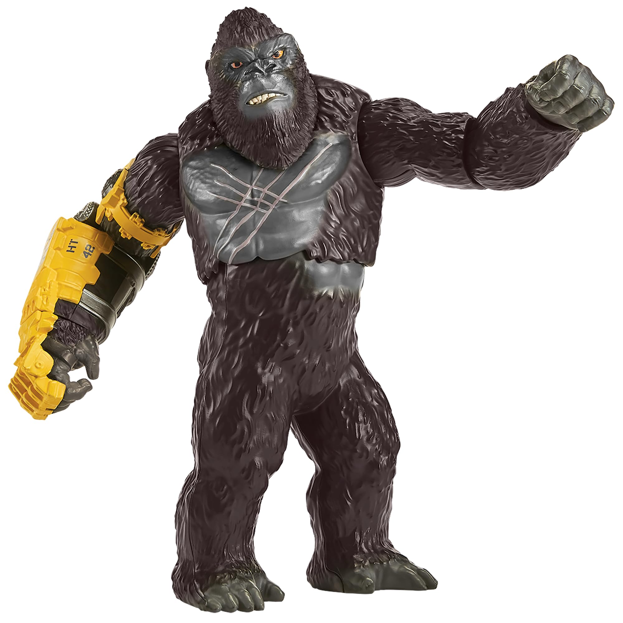 MonsterVerse Giant Kong Roll N Battle Action Figure - 11 Inch | Wheel Movement | Ages 4+ 5