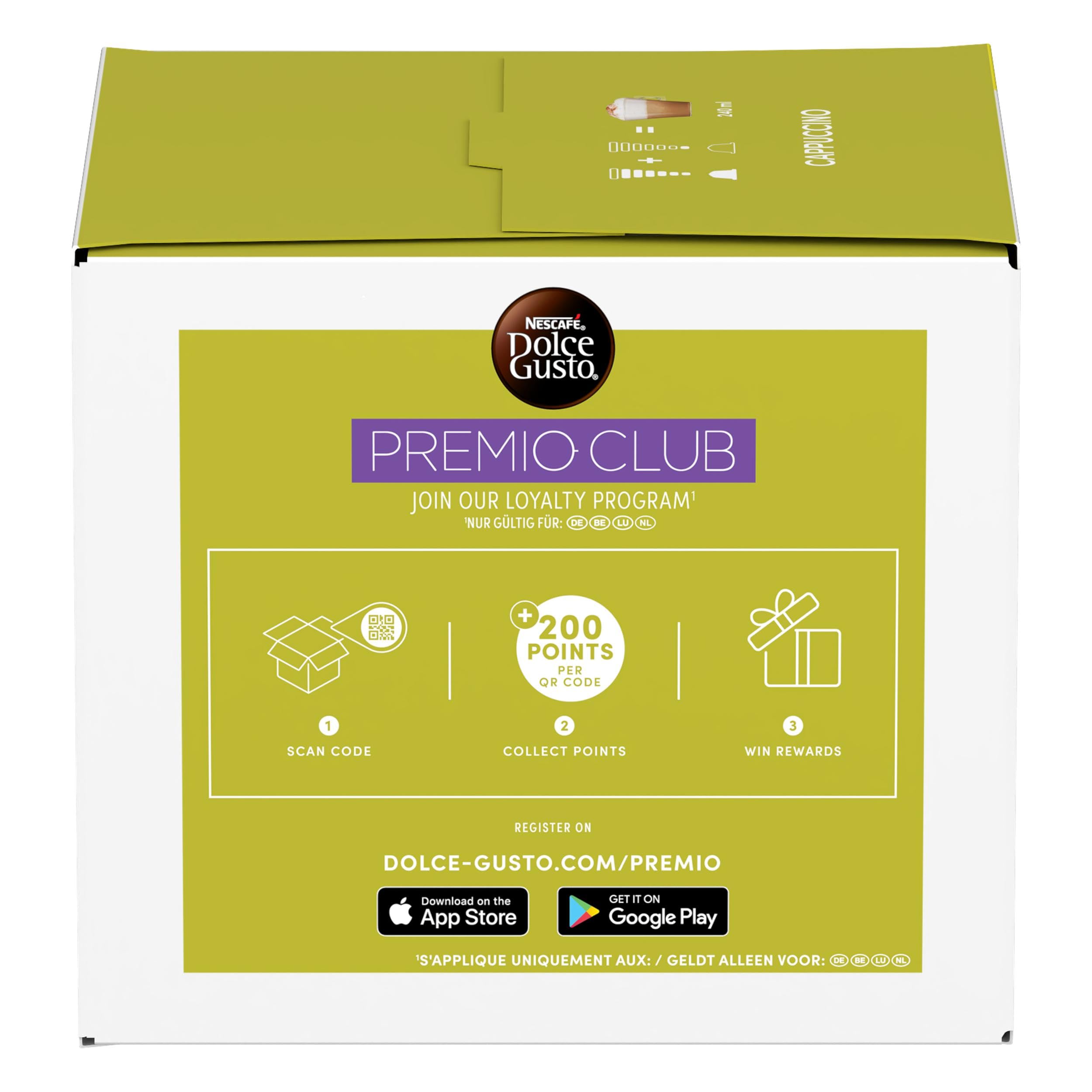 Nescafé Dolce Gusto Cappuccino Coffee Pods - 45 Servings (3 Boxes of 15) 5