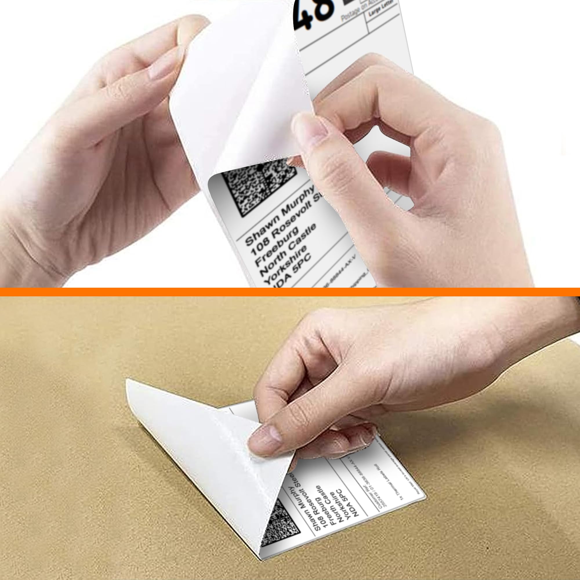 iSOUL 4X6 Direct Thermal Printer Labels Roll 100mm x 150mm 500 White Perman 4