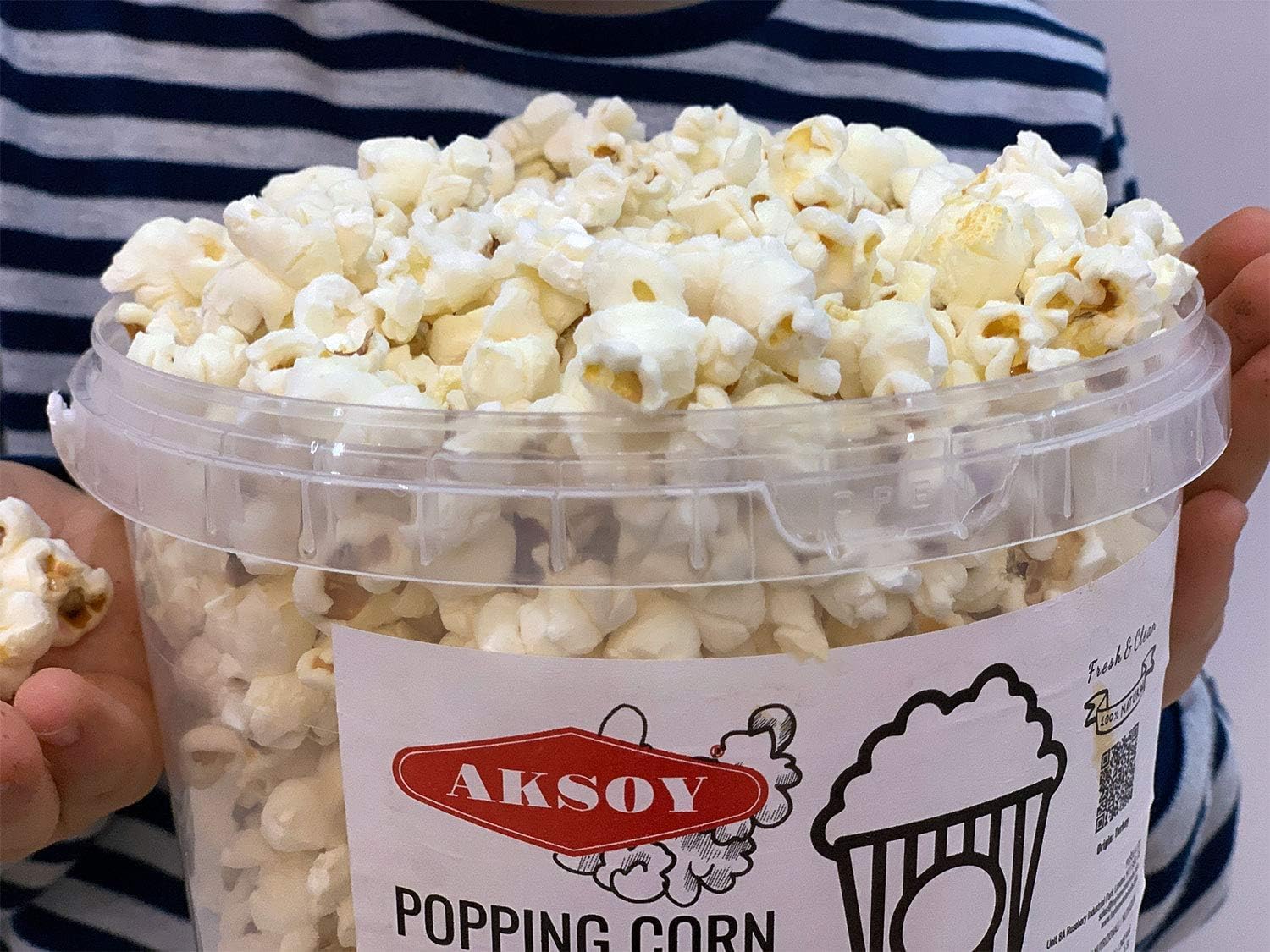 AKSOY Popping Corn Kernels - 1KG | Non-GMO White Kernels for Stovetop or Popper 5