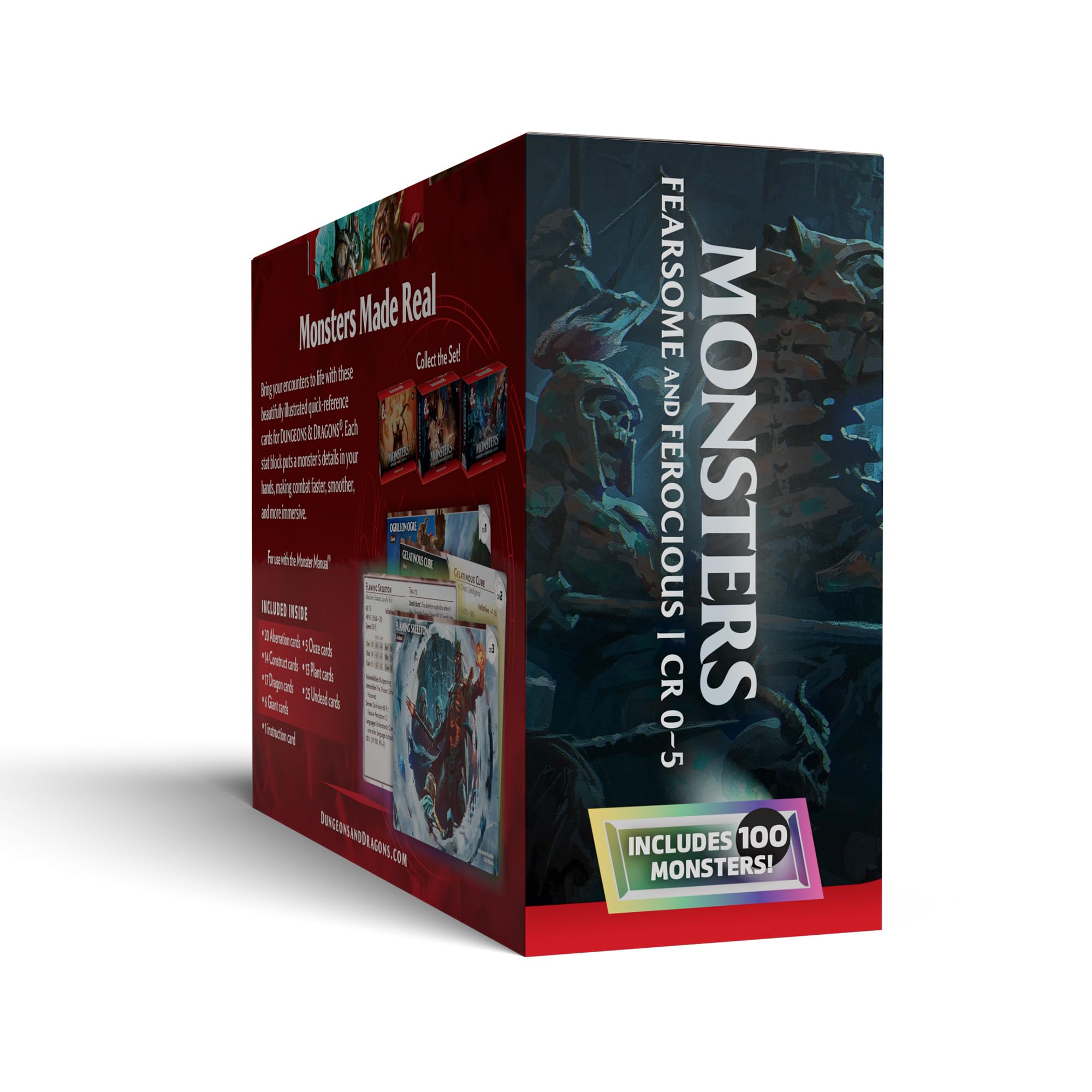 Dungeons & Dragons Reference Cards - Monsters (Fearsome and Ferocious) | 101 Cards | English 4
