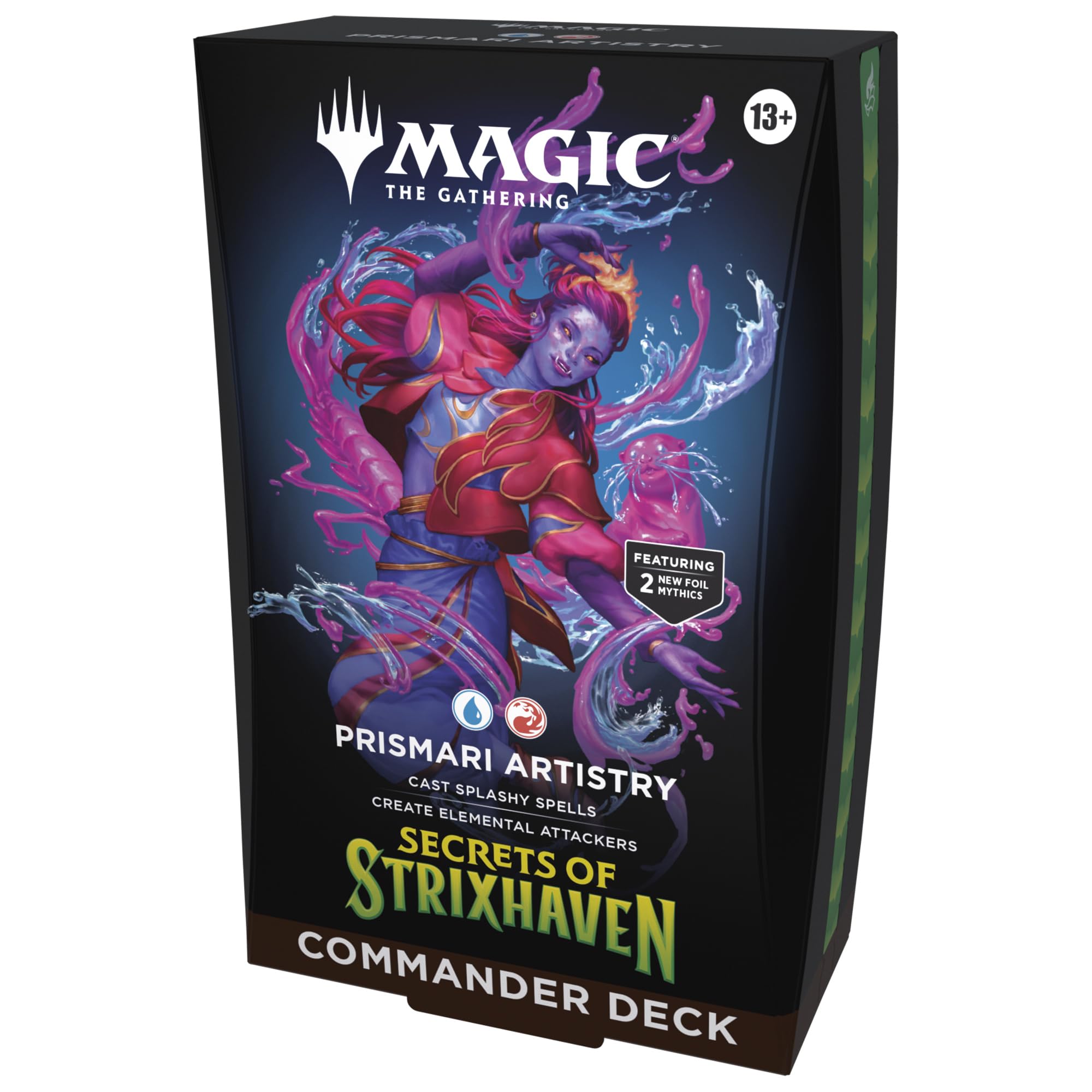 Magic: The Gathering Secrets of Strixhaven Prismari Artist Commander Deck | 100 Cards | Adult