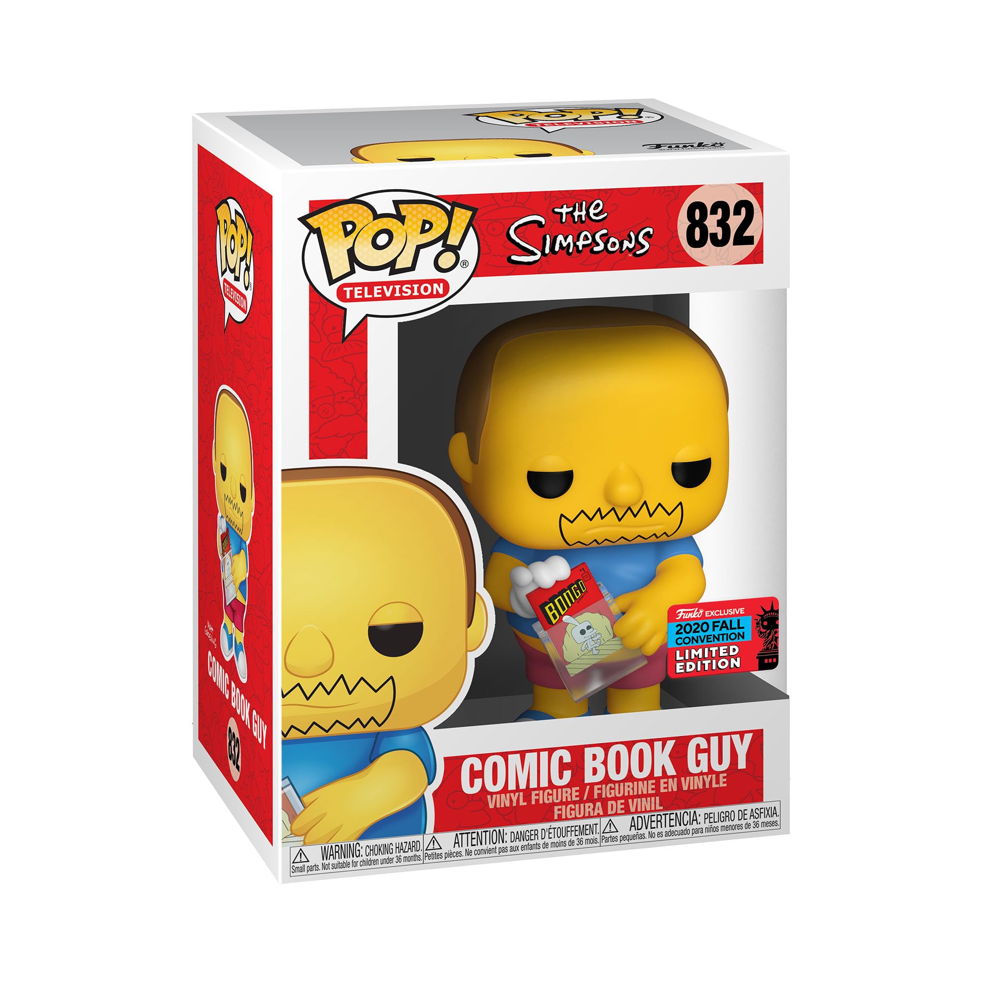 Funko Pop! Television The Simpsons - Comic Book Guy Vinyl Figure (48573)