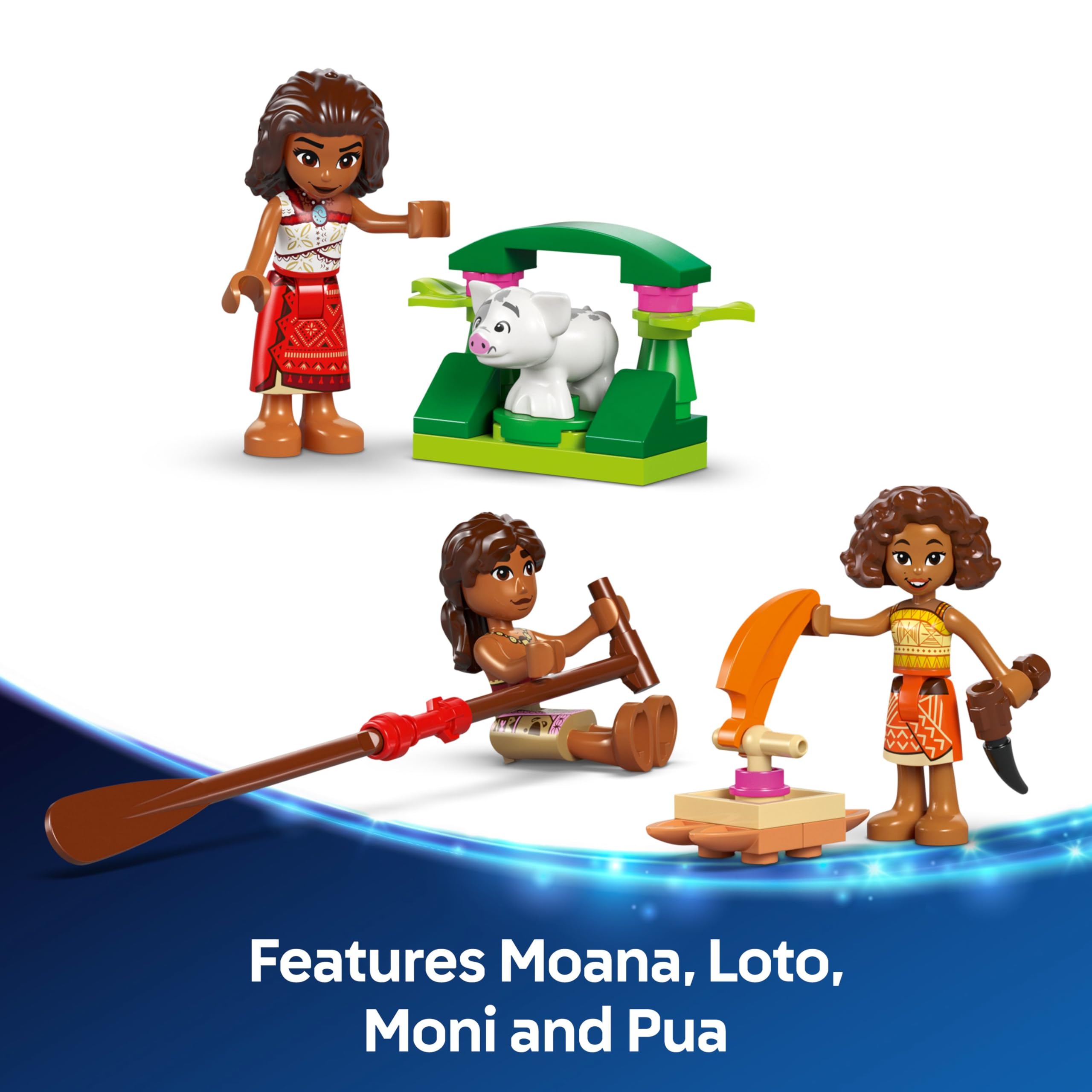 LEGO Disney Moana 2 Moana's Adventure Canoe 43270 Building Set for Ages 6+ 6