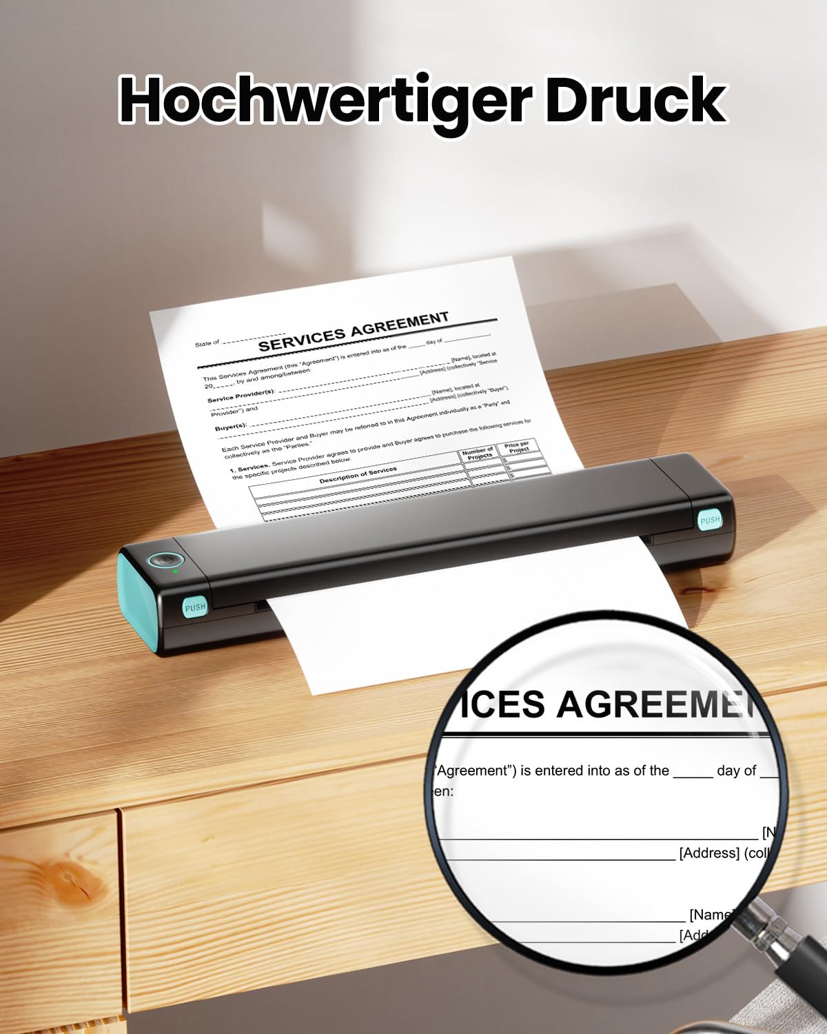 Phomemo A4 Thermal Paper - 100 Sheets | BPA/BPS Free | 210 x 297mm 3