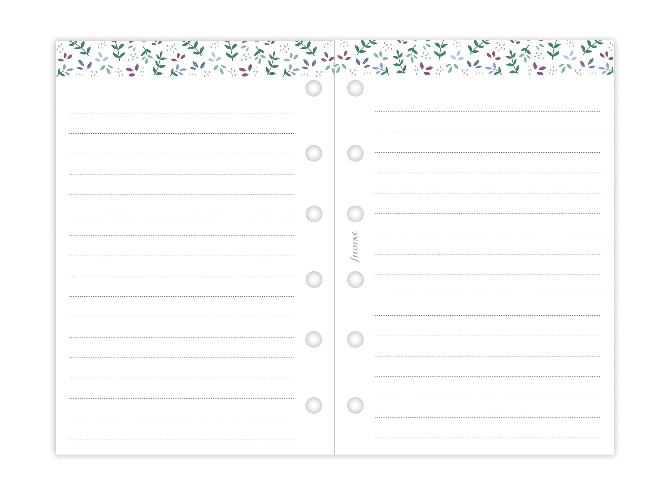 Filofax Pocket Garden 2027 Diary Refill - Week to View | Floral Design | 81mm x 120mm 6