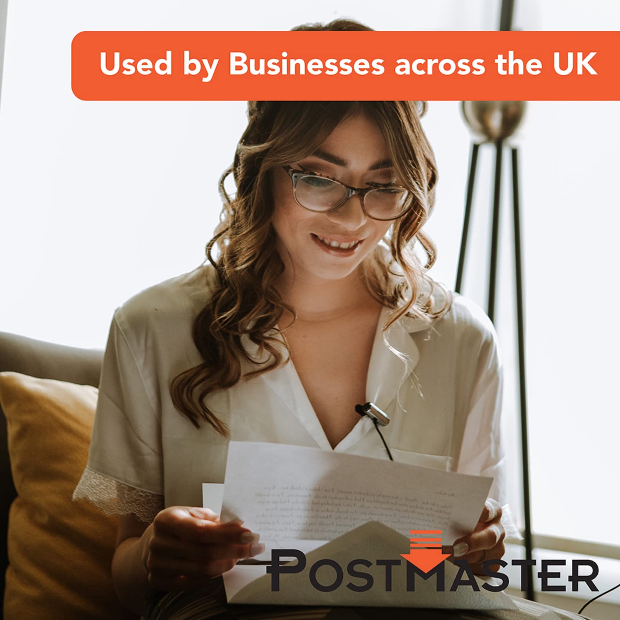 Postmaster DL Peel & Seal Envelopes - 100GSM White Paper | 50 Pack | Security Tint 5