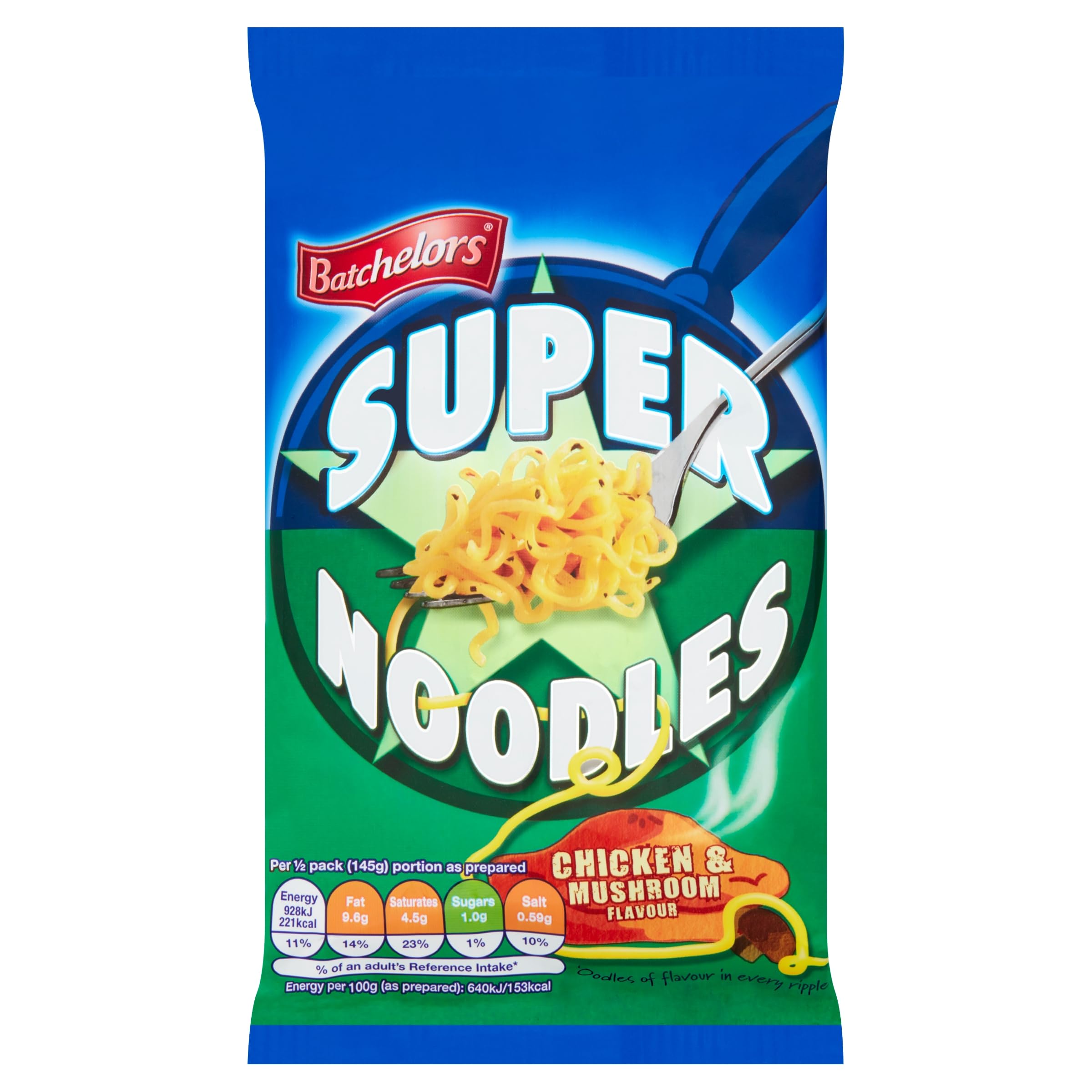 Batchelors Super Noodles Chicken & Mushroom Flavour - Instant Meal | 90g Pack