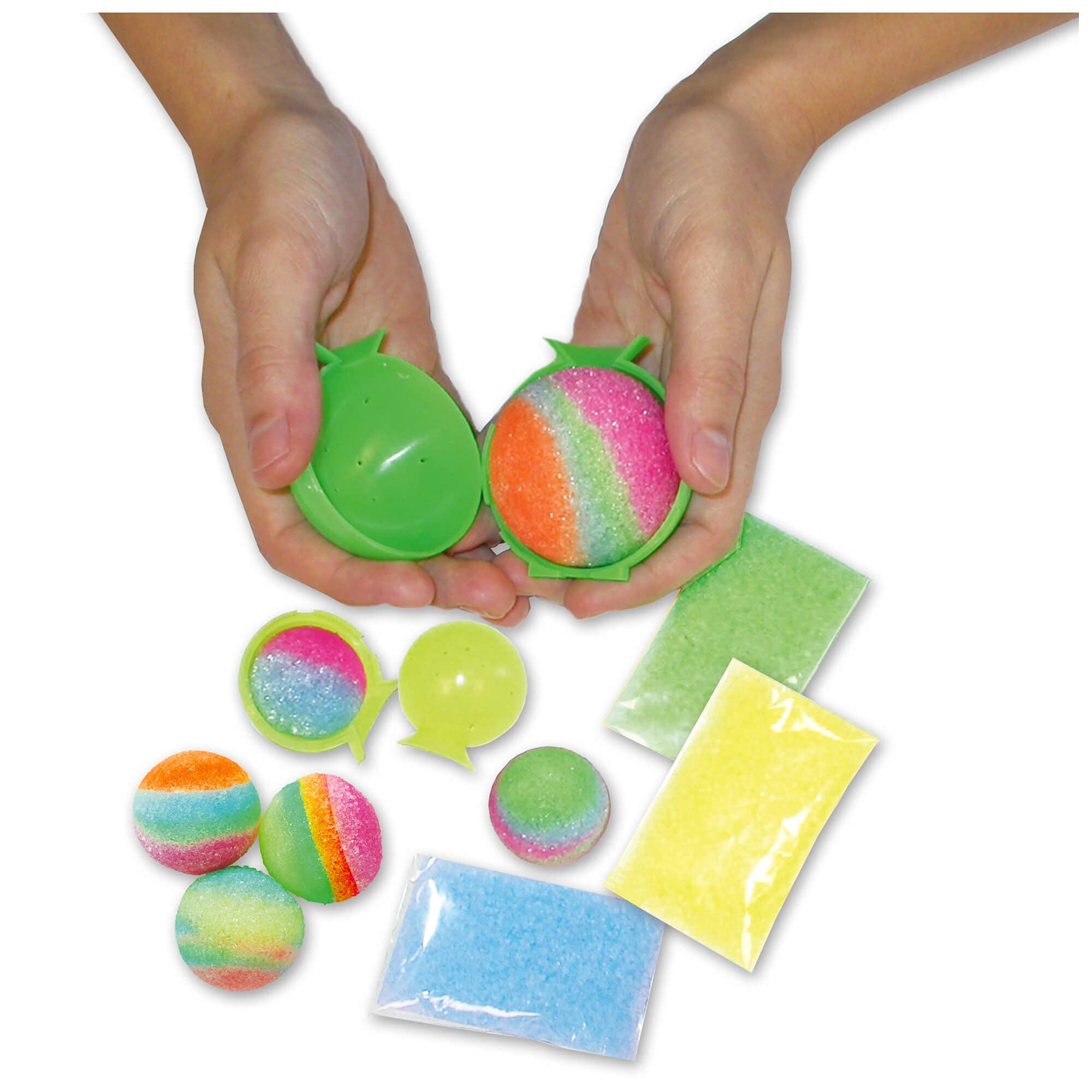 Galt Toys Bouncy Balls Craft Kit - Glow-in-the-Dark Crystals | Ages 8+ | Makes 2 Large or 8 Small Balls 3