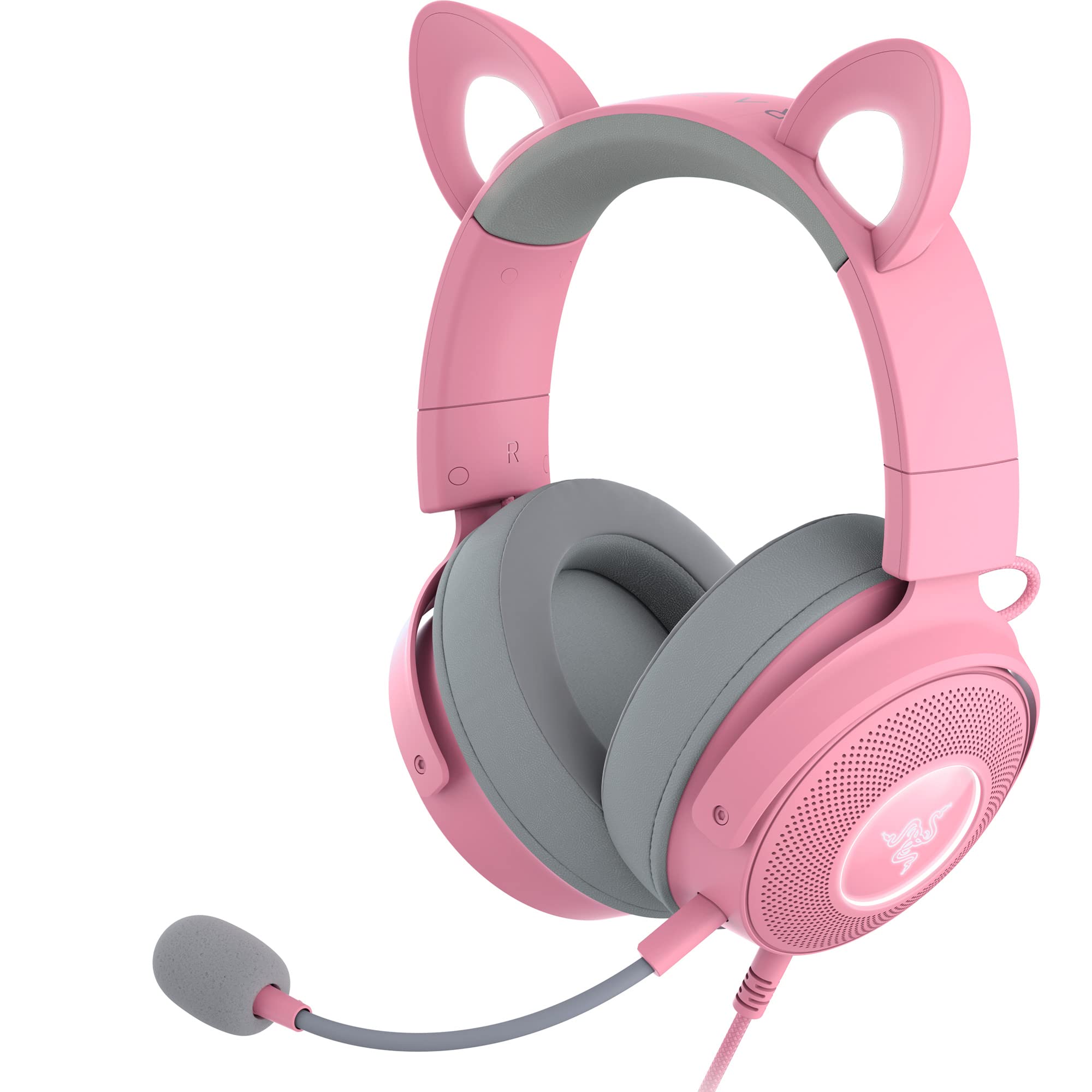 Razer Kraken Kitty Edition V2 Pro - Wired RGB Gaming Headset with Interchangeable Ears 8