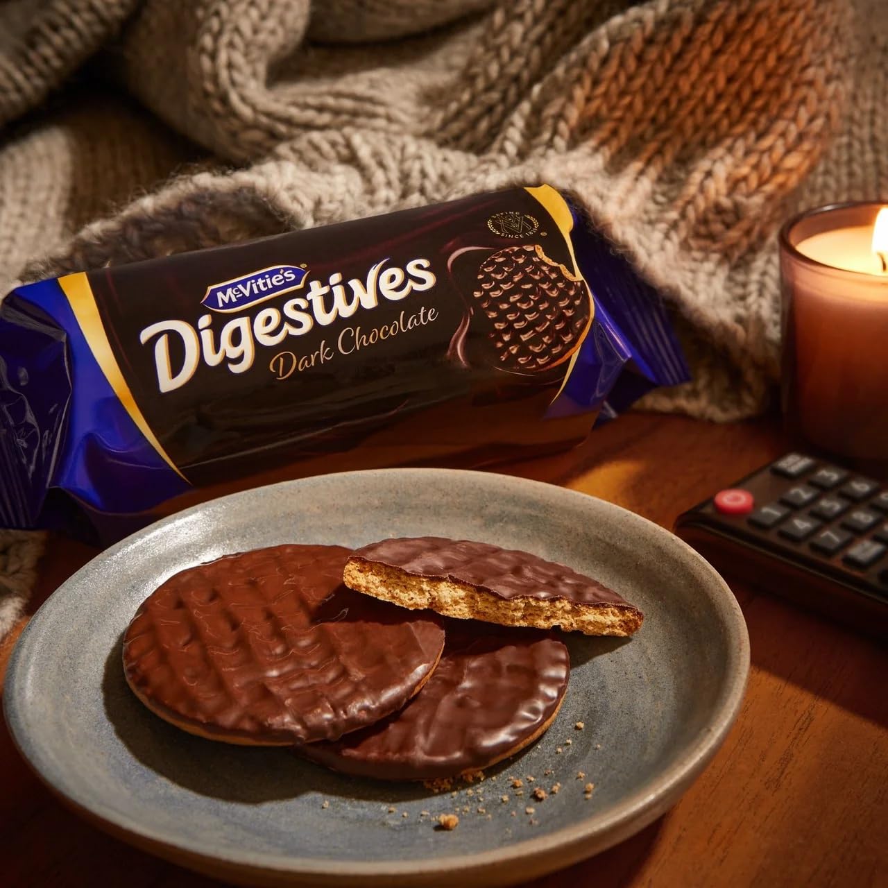 McVitie's Digestives Dark Chocolate Biscuits Twin Pack - 2 x 266g (532g Total) 3