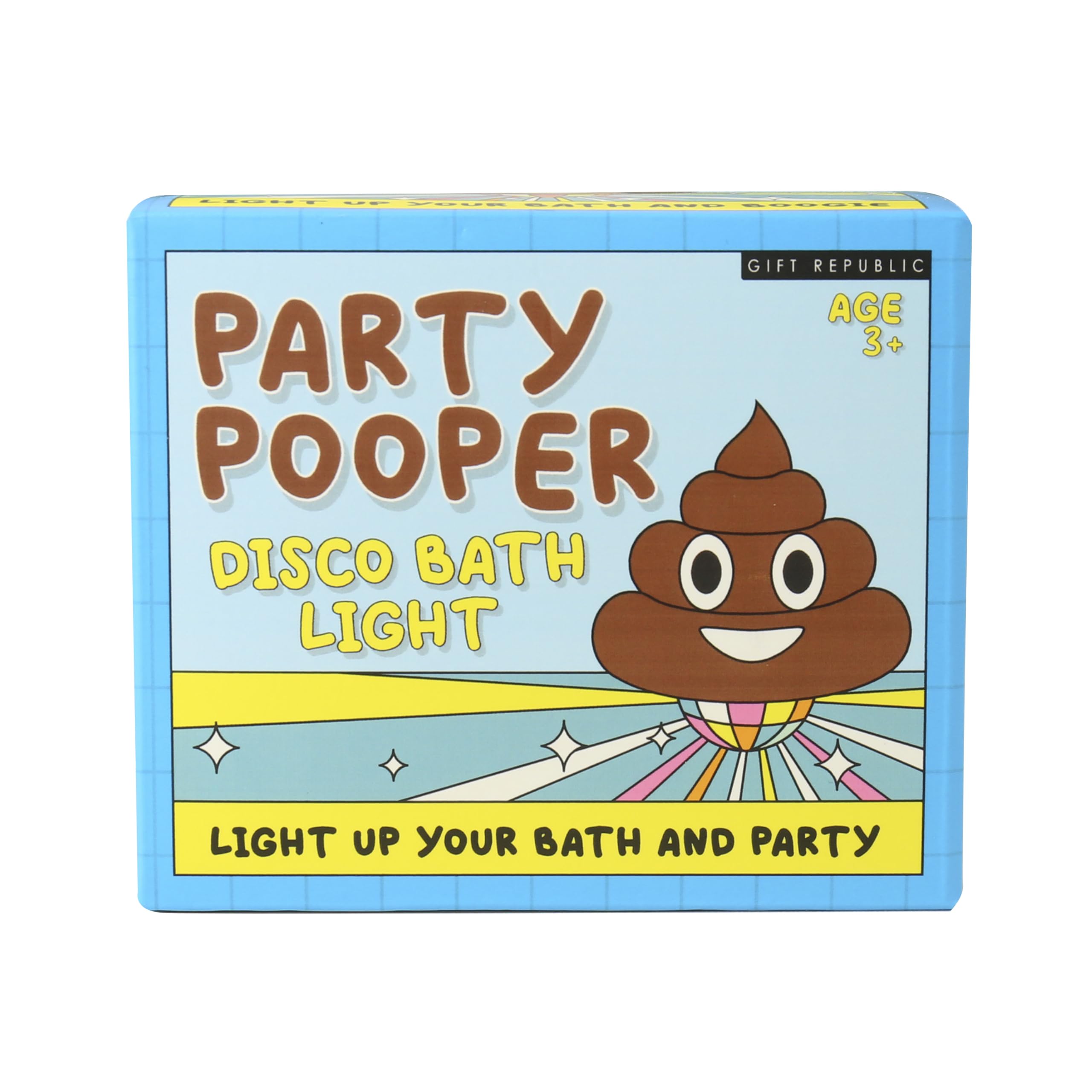 Party Pooper LED Light-up Poop Emoji Bath Toy - Waterproof Fun for Kids 36 Months+ 6