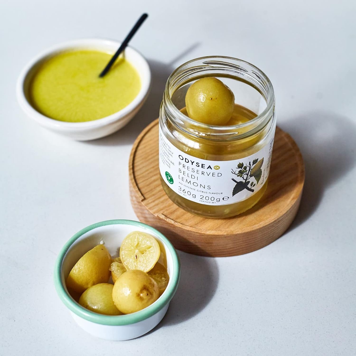 Odysea Preserved Beldi Lemons - Aromatic Moroccan Citrus for Intense Flavor | 360 g 3