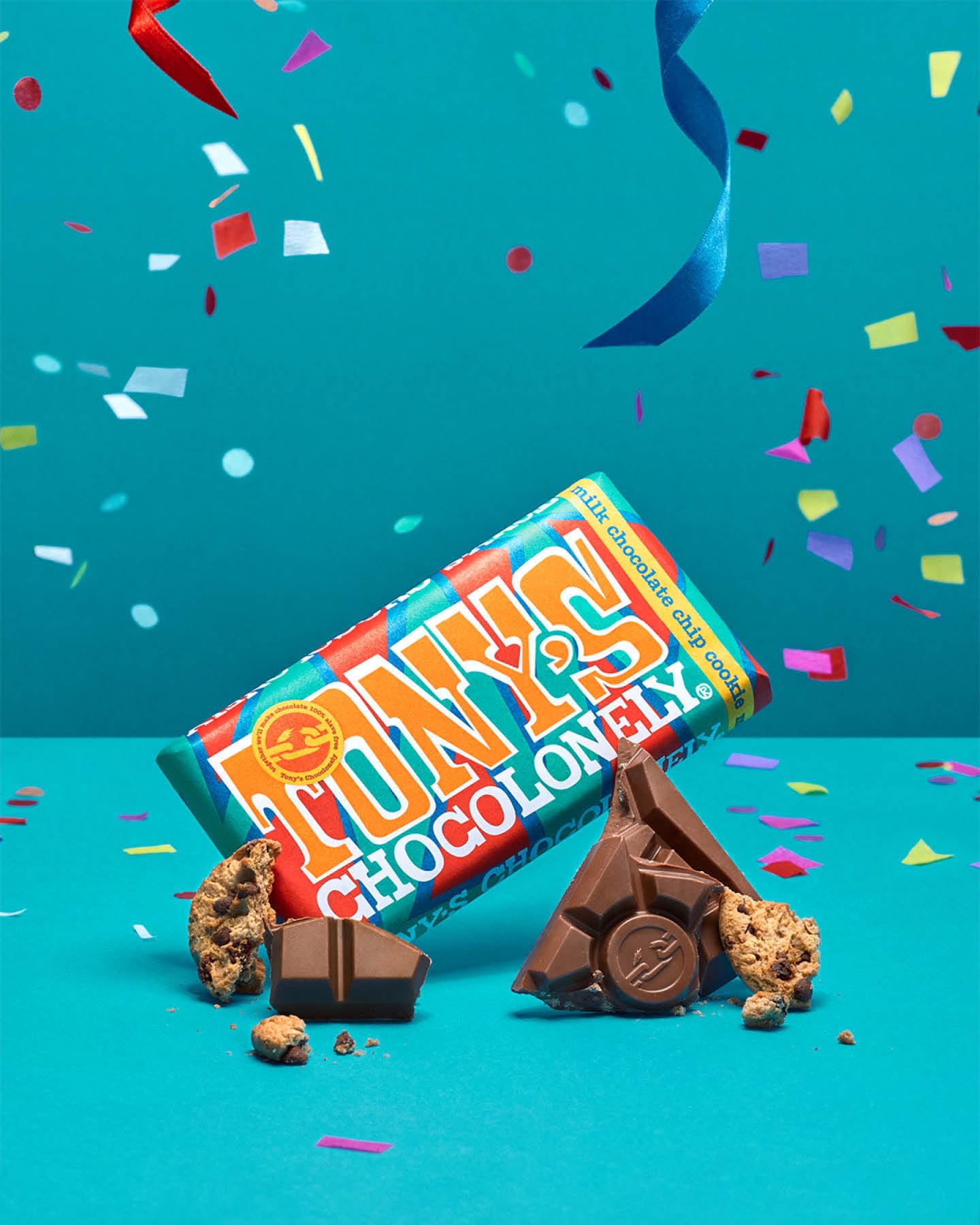 Tony's Chocolonely Milchschokolade-Chip-Keksriegel – 180 g 3