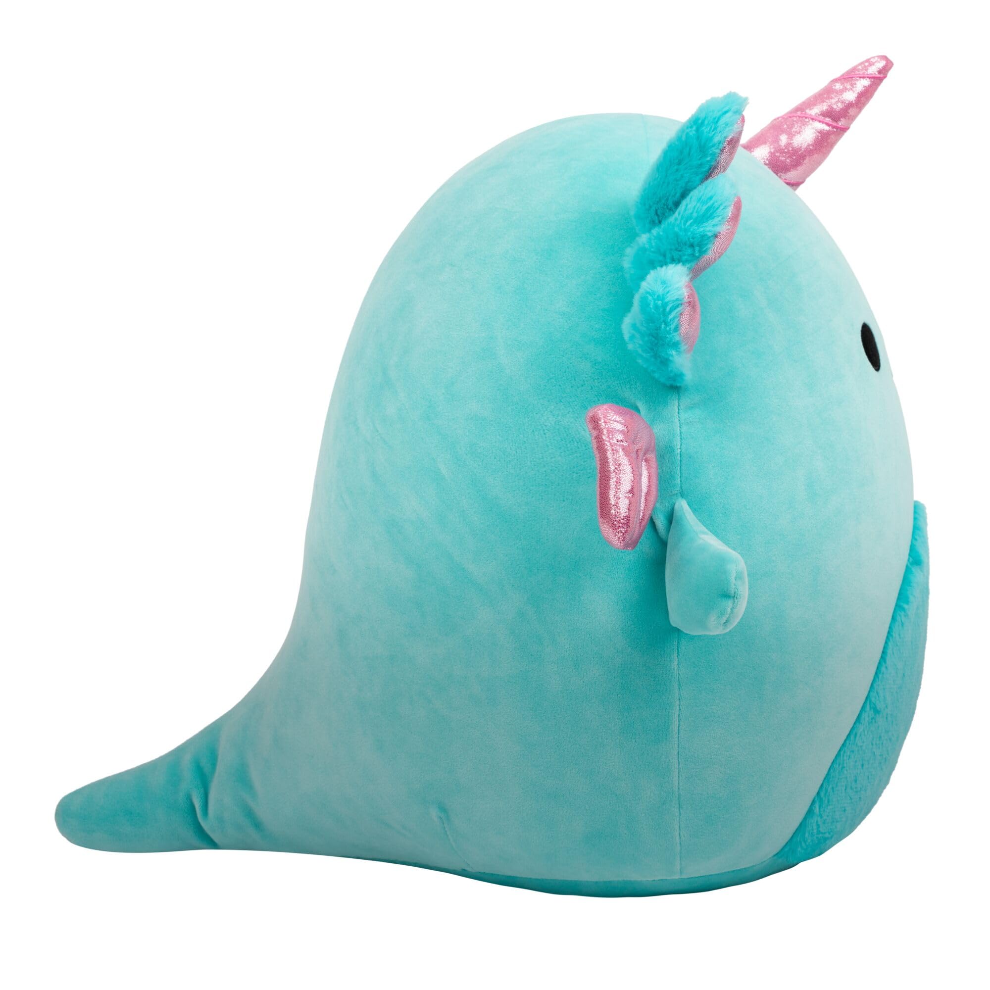 Squishmallows Bellamy the Teal Axolotl Alicorn Soft Doll | 14-Inch | Classic Edition 4