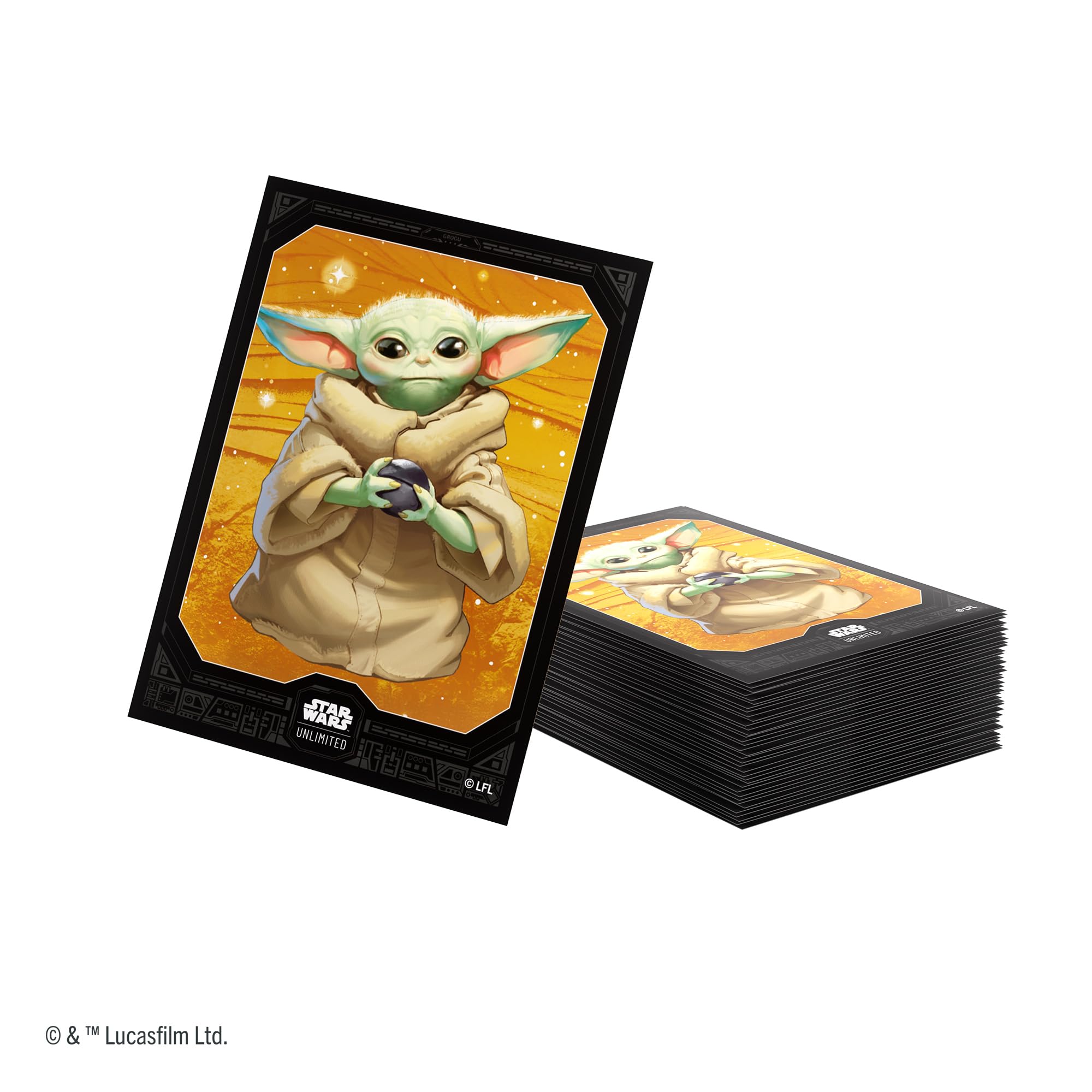 Gamegenic Star Wars: Unlimited Premium Art Sleeves Set 5 - Grogu | 62 Sleeves Total