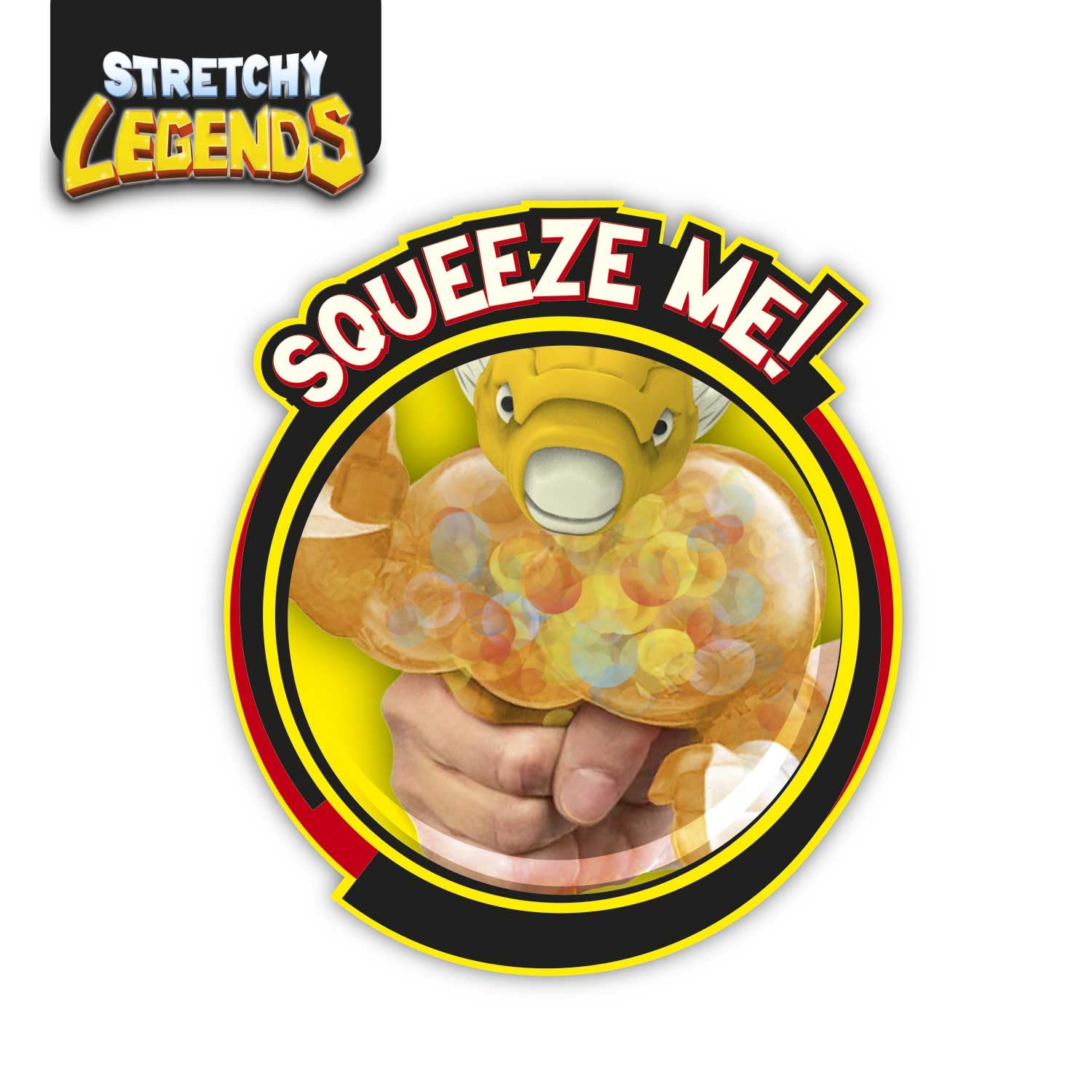 Stretchy Legends D'Molition Stretchy Superhero Figure for Kids 3+ 3