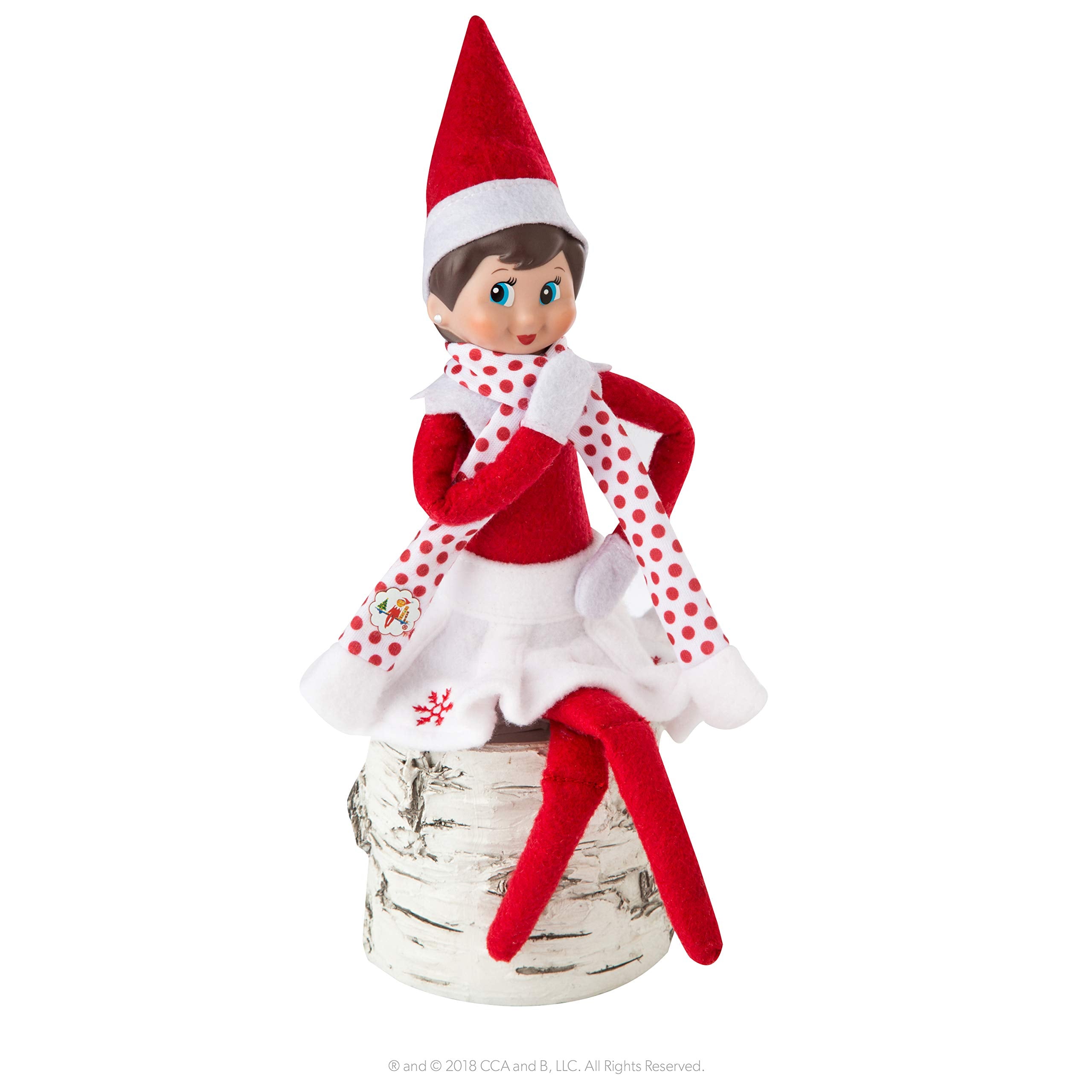 Claus Couture Snowflake Skirt with Scarf - Elf on the Shelf Clothes 2024 11