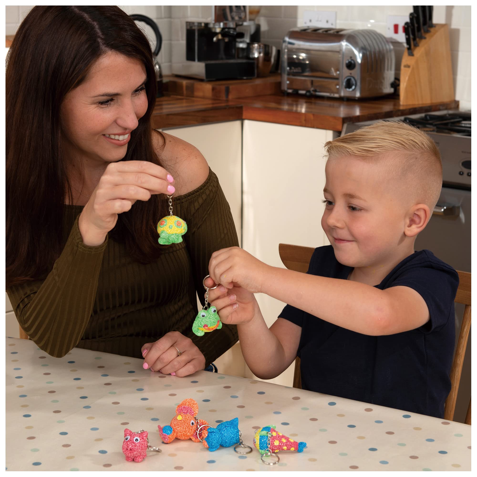 Galt Beady Keyrings Craft Kit | Make 6 Animal Keyrings | Ages 6+ 3