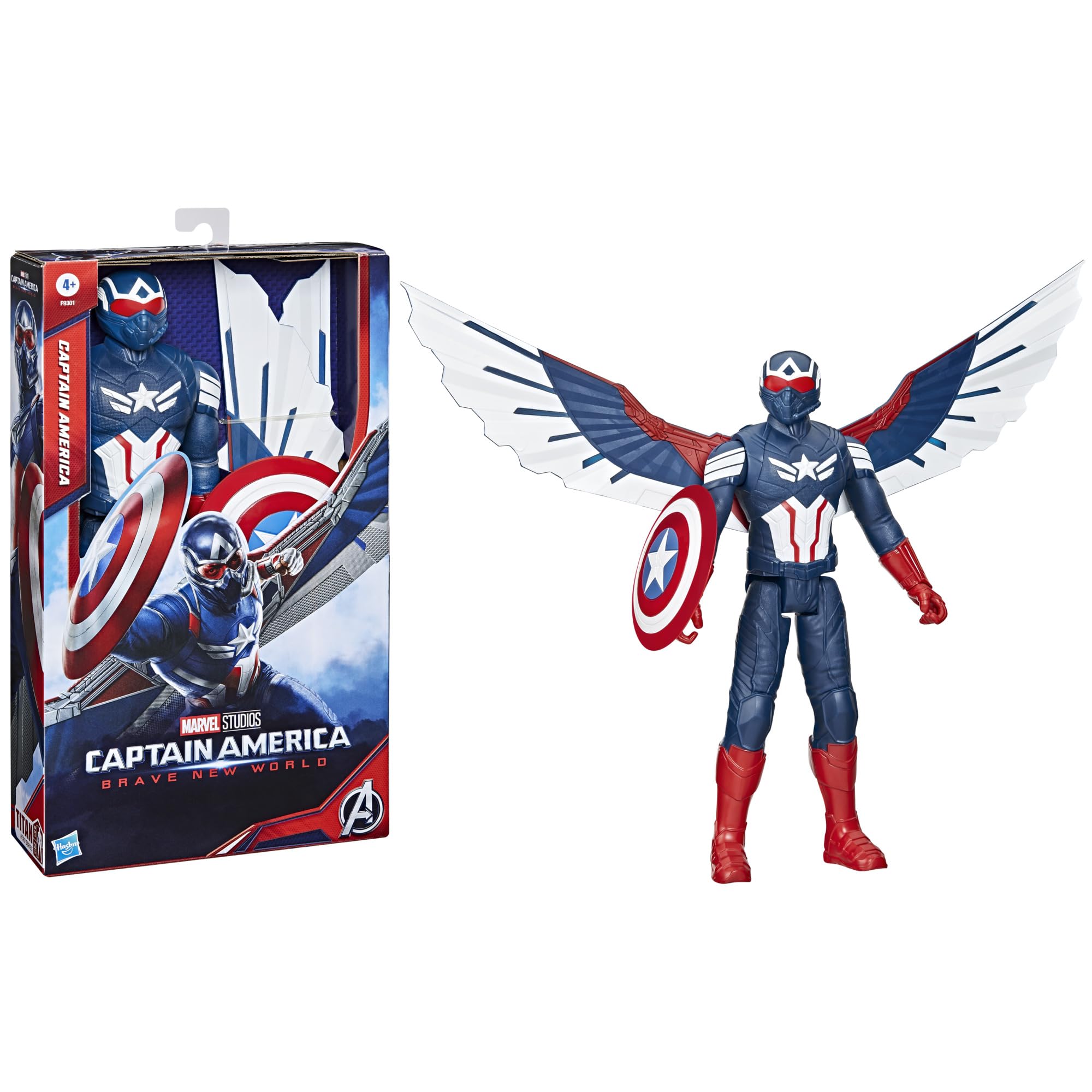 Marvel Captain America Brave New World 12-Inch Deluxe Action Figure | Ages 4+ | F9301 4