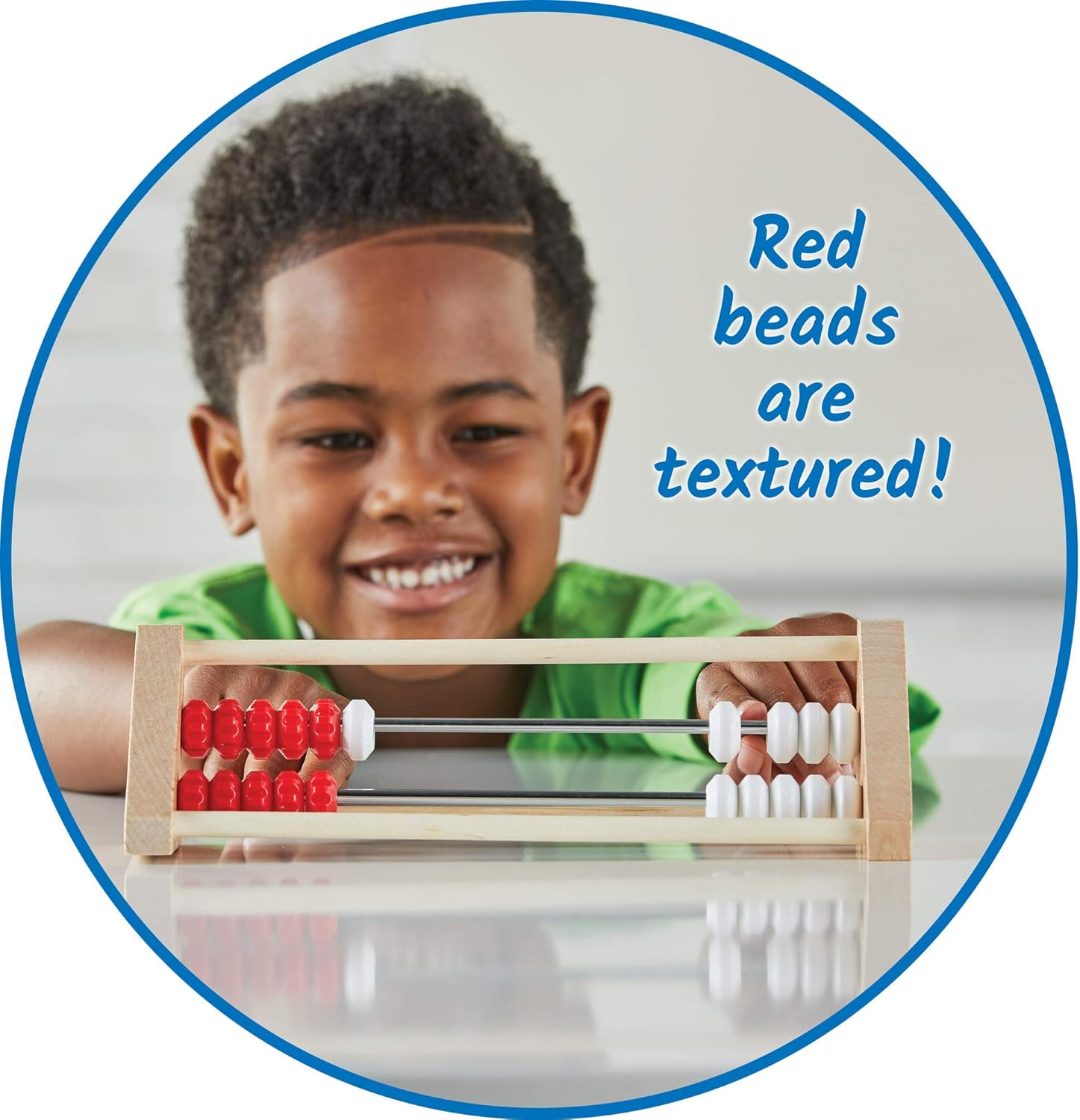 Learning Resources 20-Bead Sensory Rekenrek - Wooden Abacus for Kids Math Learning 8