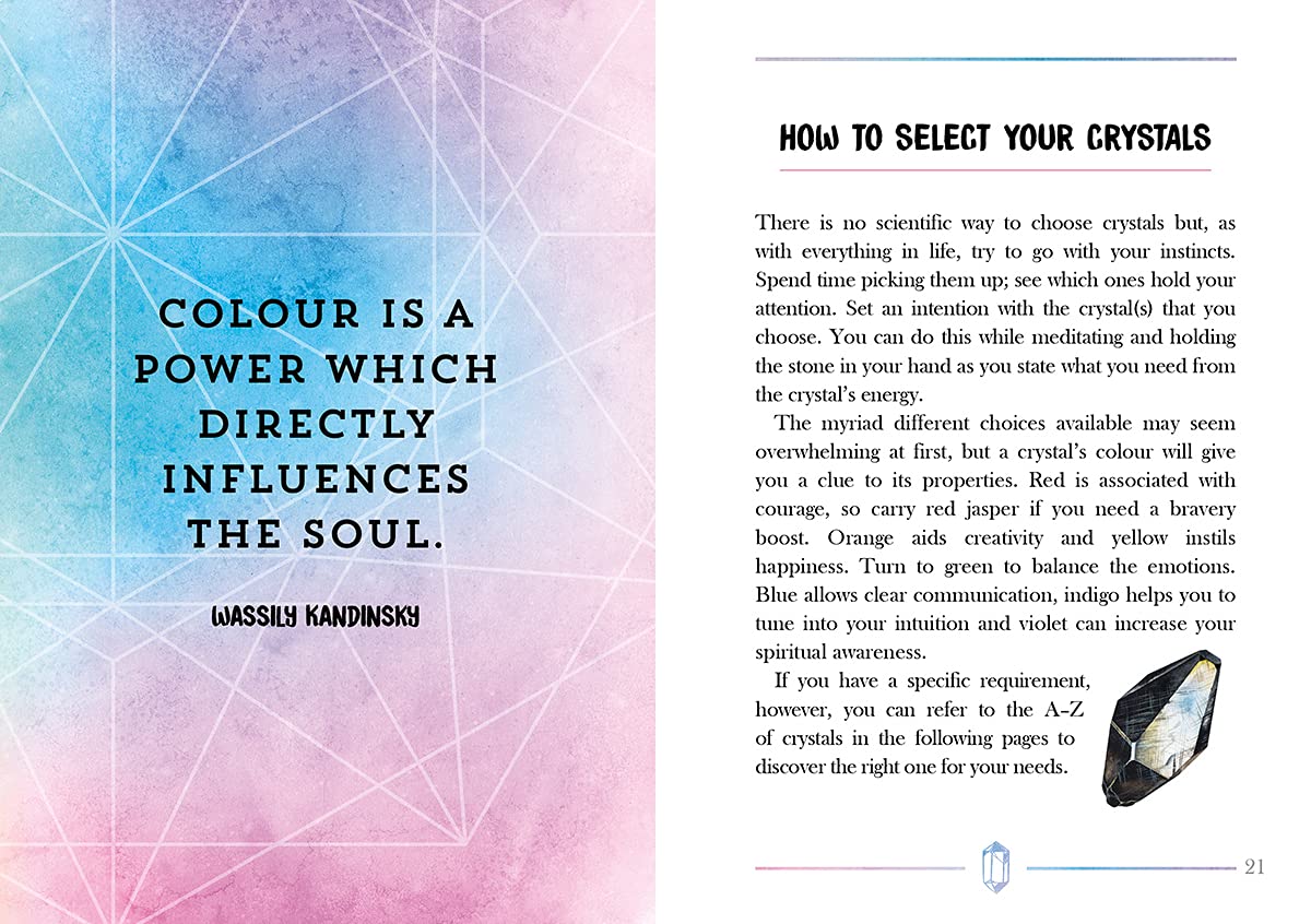 Summersdale The Little Book of Crystals - Beginner's Guide to Crystal Healing | Paperback 4