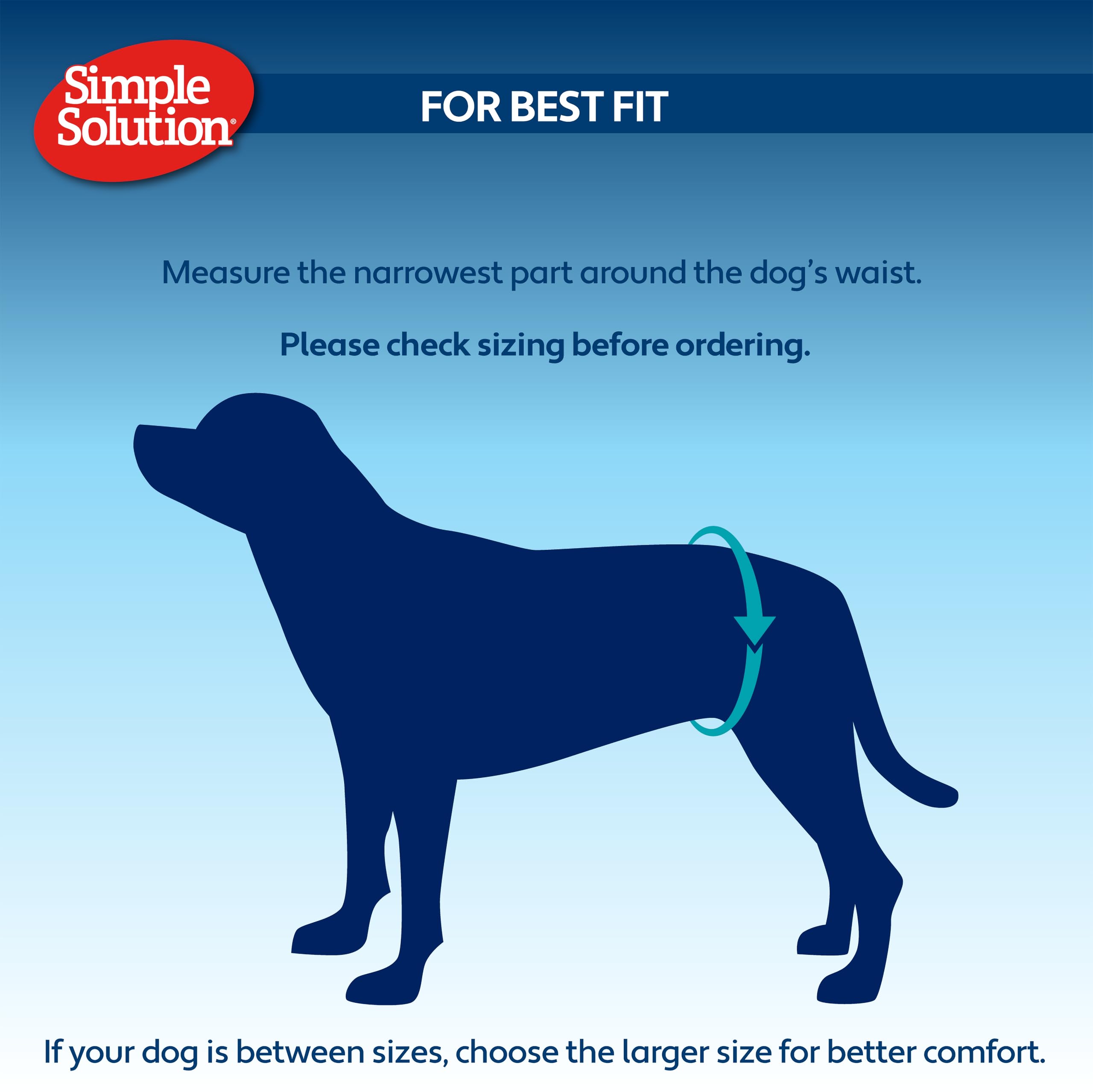Simple Solution Disposable Dog Diapers for Female Dogs | Small (5-11kg) | 12 Pack 5