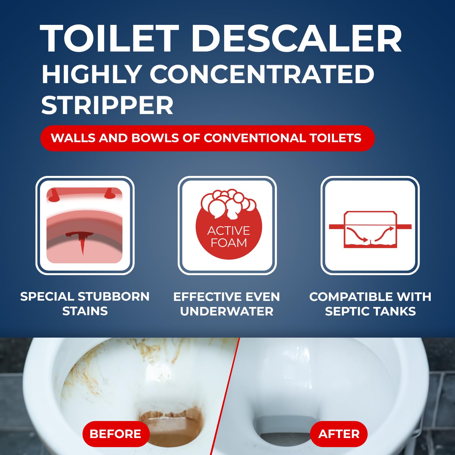 STARWAX Descaling and Deep-Cleaning Toilet Powder - 1KG - Extreme Cases 3