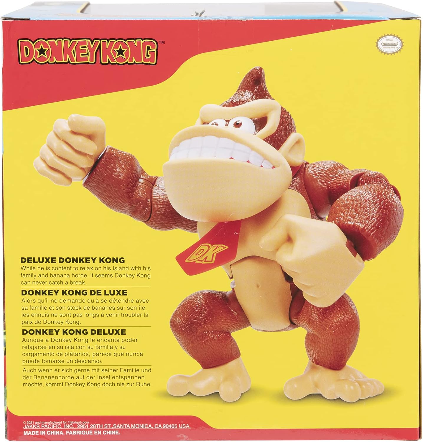Nintendo Super Mario 6" / 15 cm Tall Donkey Kong Action Figure With Posable Feat 8