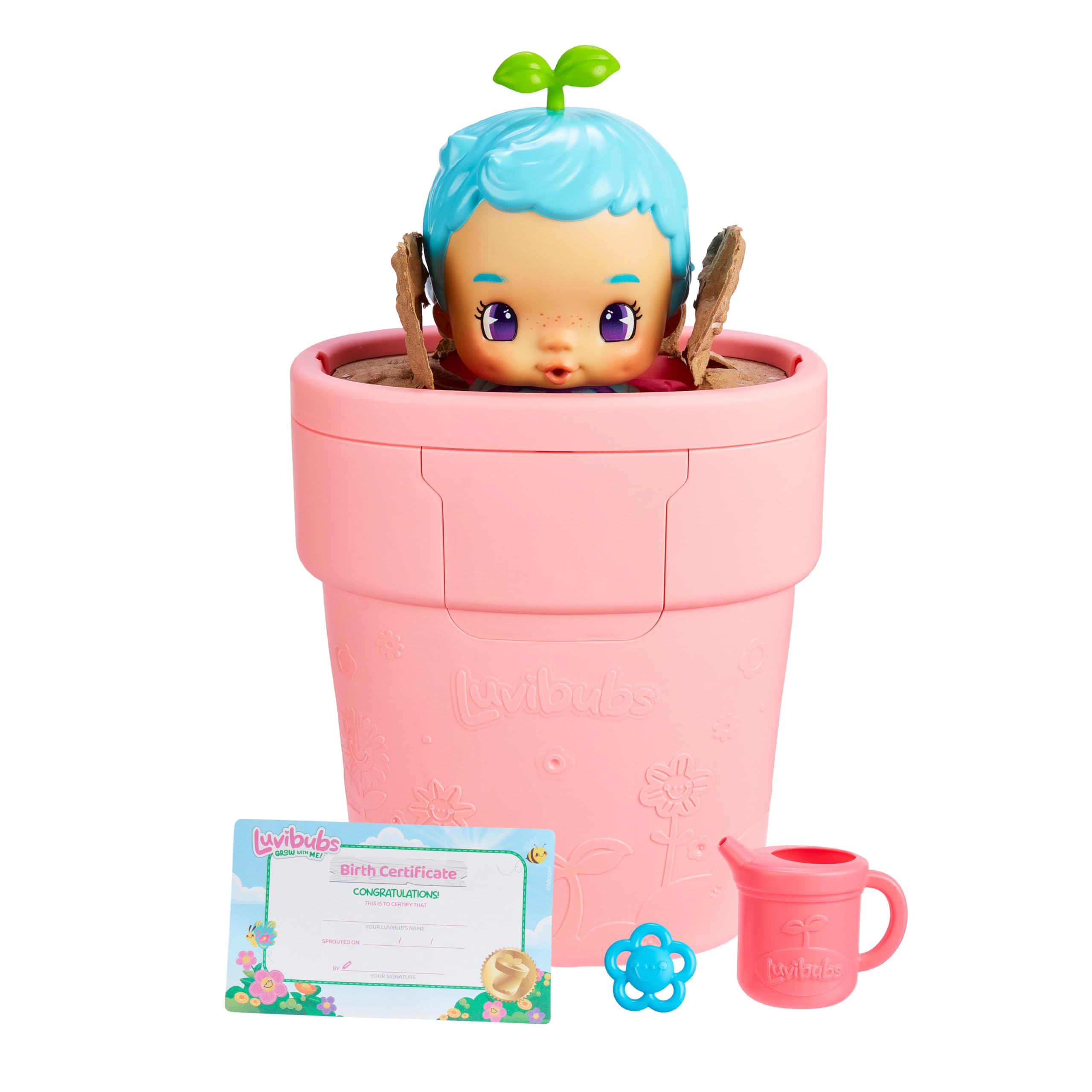 LUVIBUBS Brave Bella Baby Doll - Interactive Growth Playset | Ages 3+ | Multicolor 3