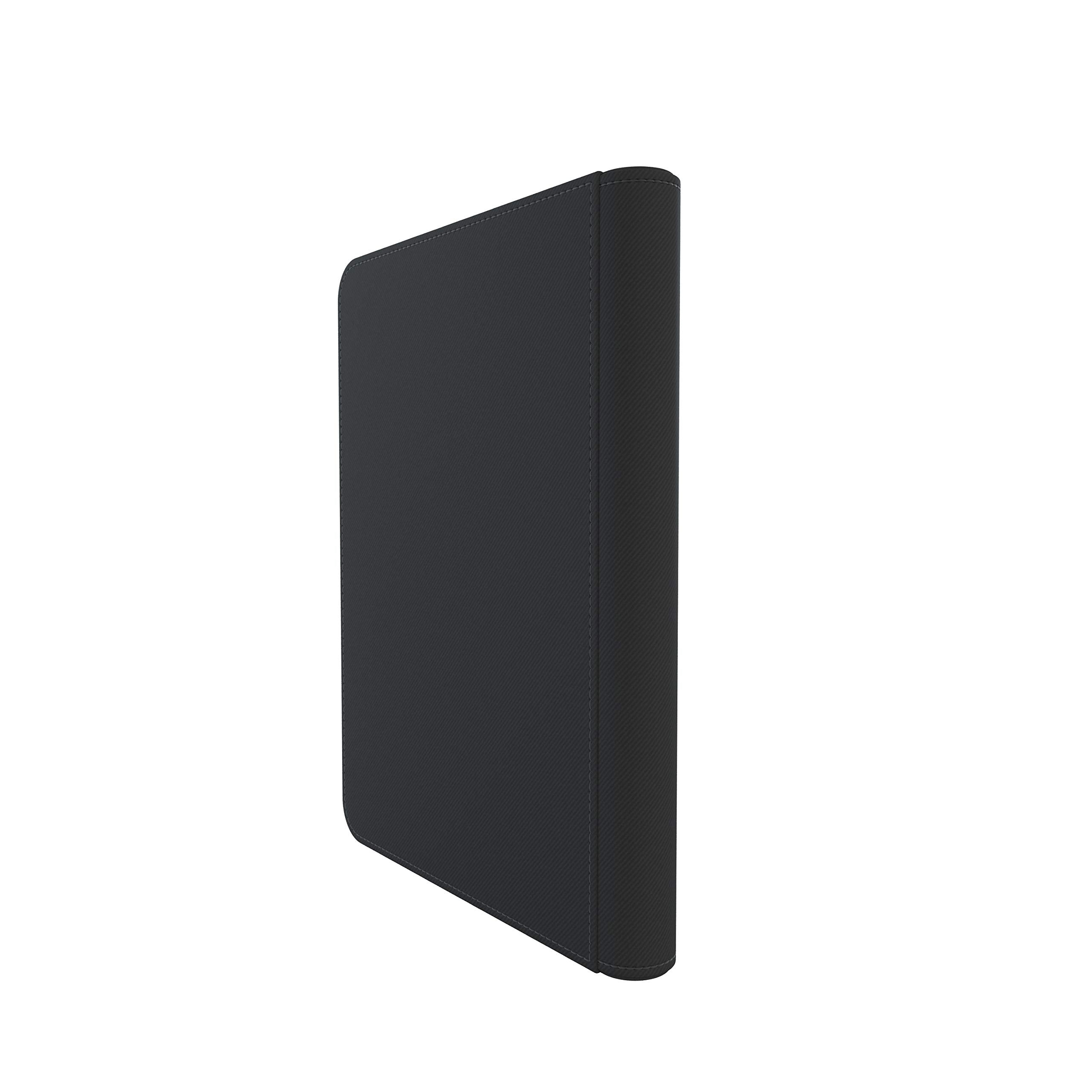 Gamegenic Zip-Up Album - 8-Pocket, Black | Holds 160 Sleeved Cards | Rigid Cover 3