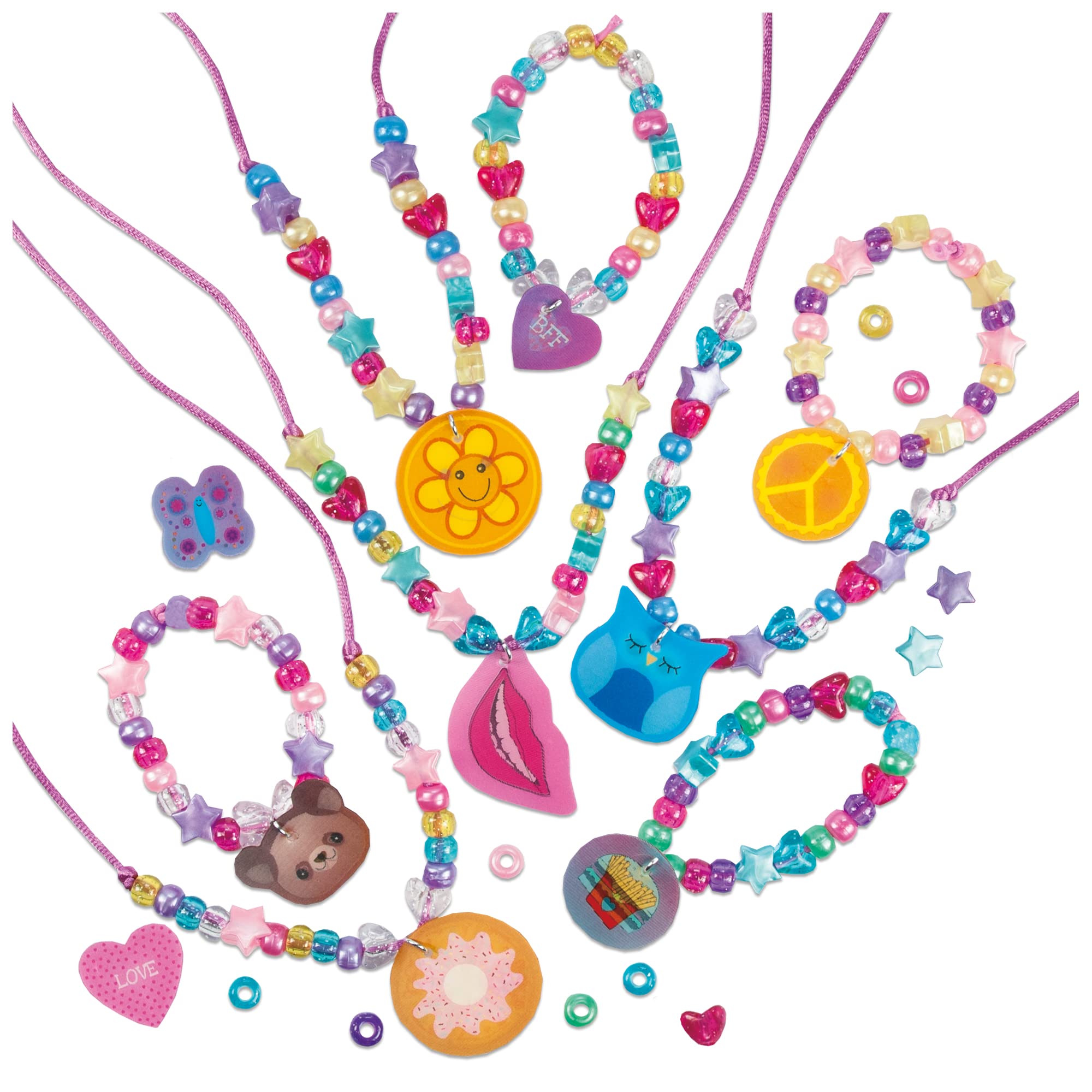 Galt Flip Jewellery Making & Beadwork Craft Kit for Kids Ages 5+ 4