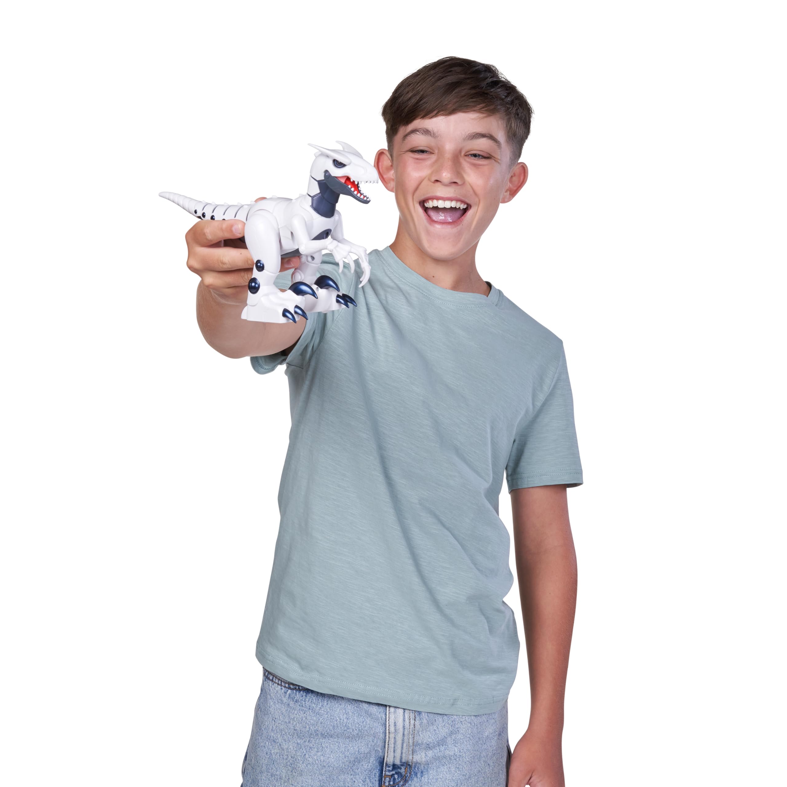 Robo Alive ROBO DINO Raptor Robotic Toy by ZURU | Electronic Dinosaur | Ages 3+ 5