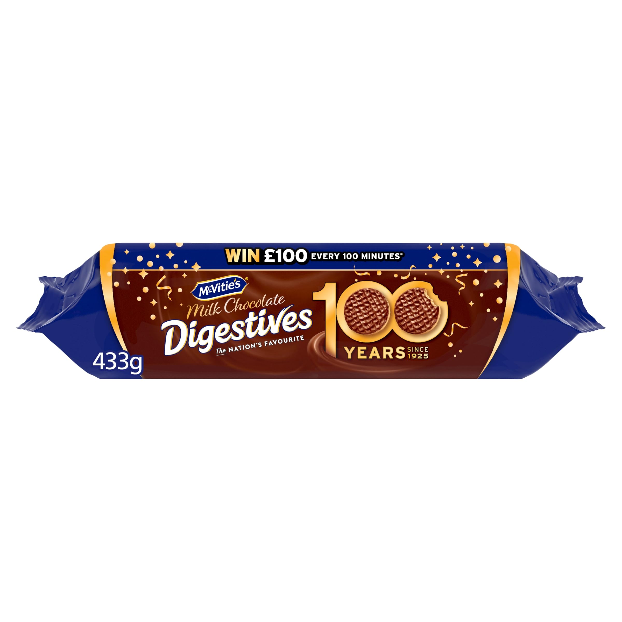 McVitie's Milk Chocolate Digestive Biscuits 433 g – Goldbraun gebackene knusprige Weizenkekse mit zarter Milchschokolade 3