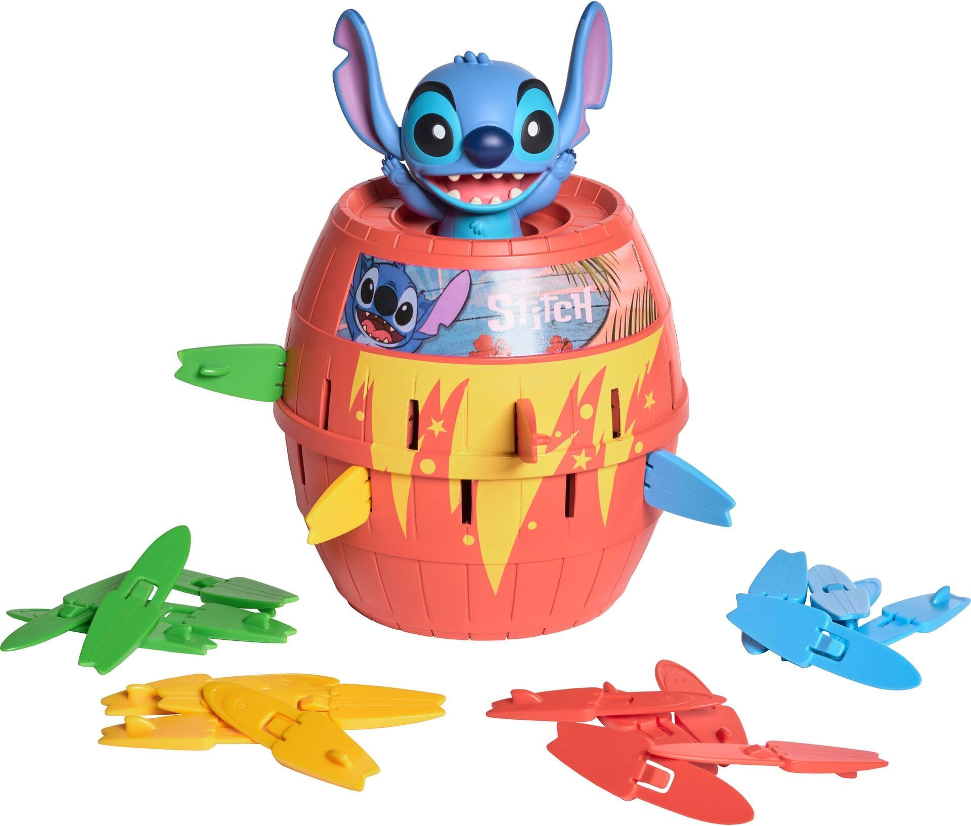 TOMY Disney Pop Up Stitch Action Board Game | Ages 4+ | Up to 4 Players