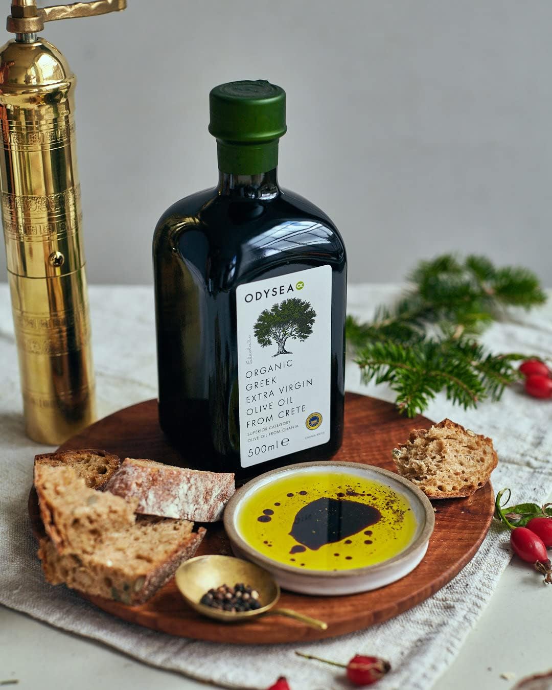 Odysea Organic Greek Extra Virgin Olive Oil, PGI Chania, 500 ml 3