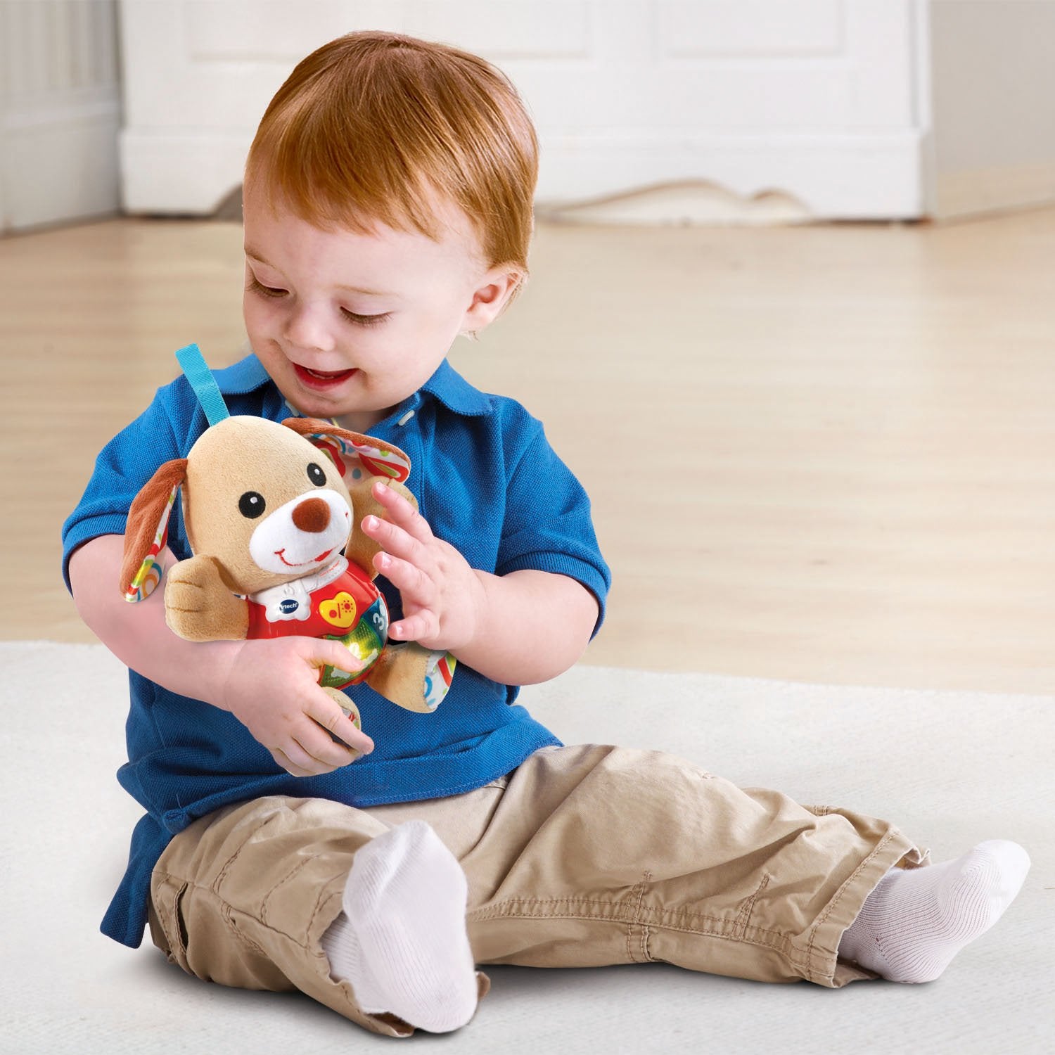 VTech Little Singing Puppy - Educational Toy for 3-18 Months | Soft, Interactive, Musical