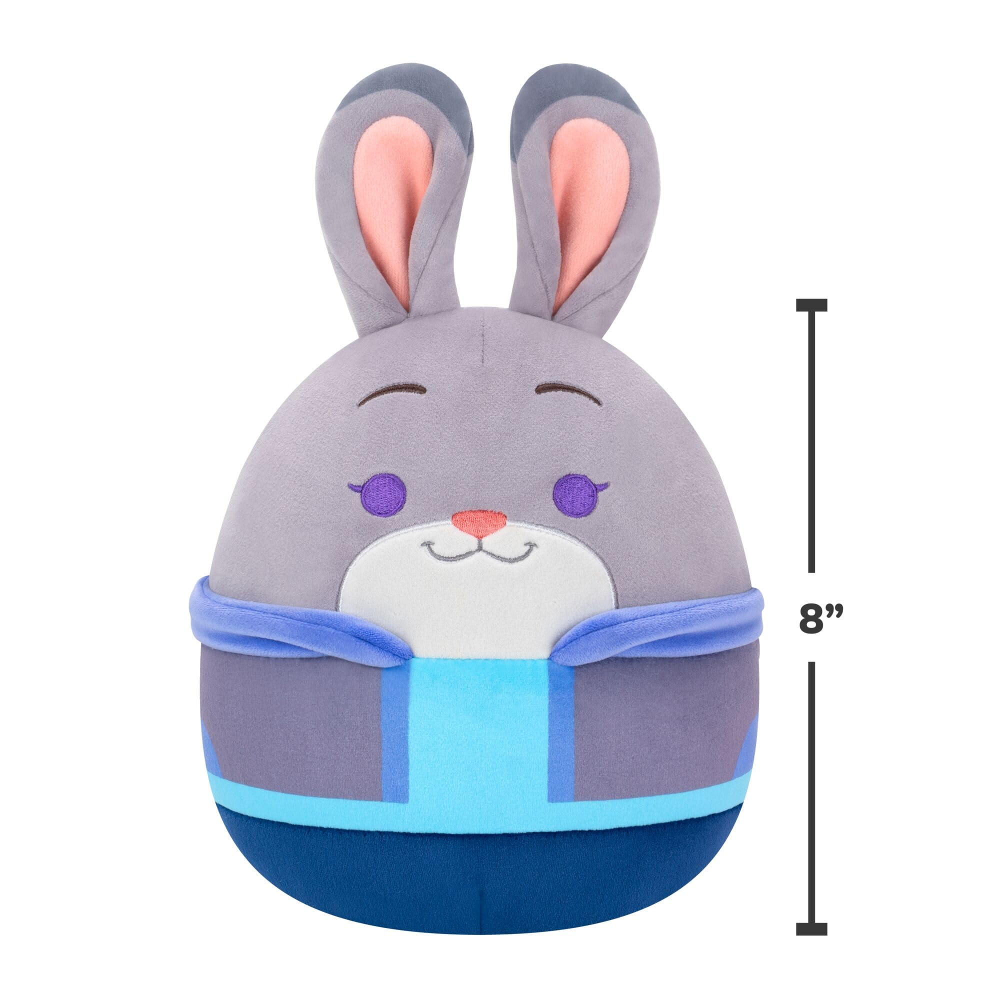 Squishmallows 8-Inch Judy Hopps Plush - Disney Zootropolis 2 Licensed Toy 12
