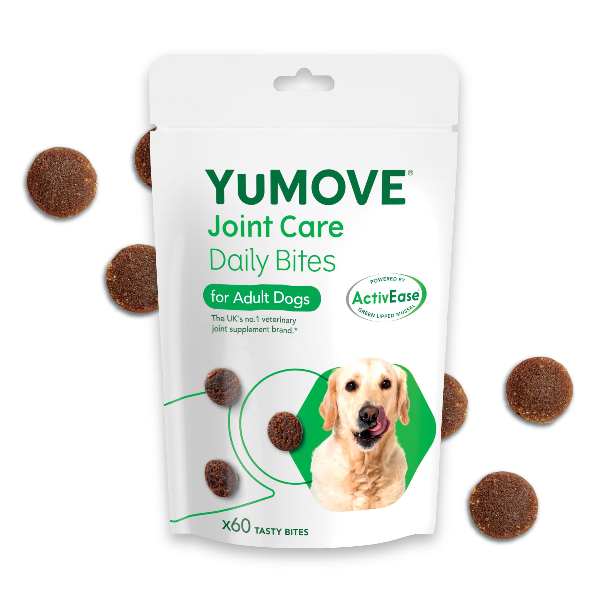 YuMOVE Joint Supplement for Adult Dogs - Daily Bites for Joint Care | 60 Chews