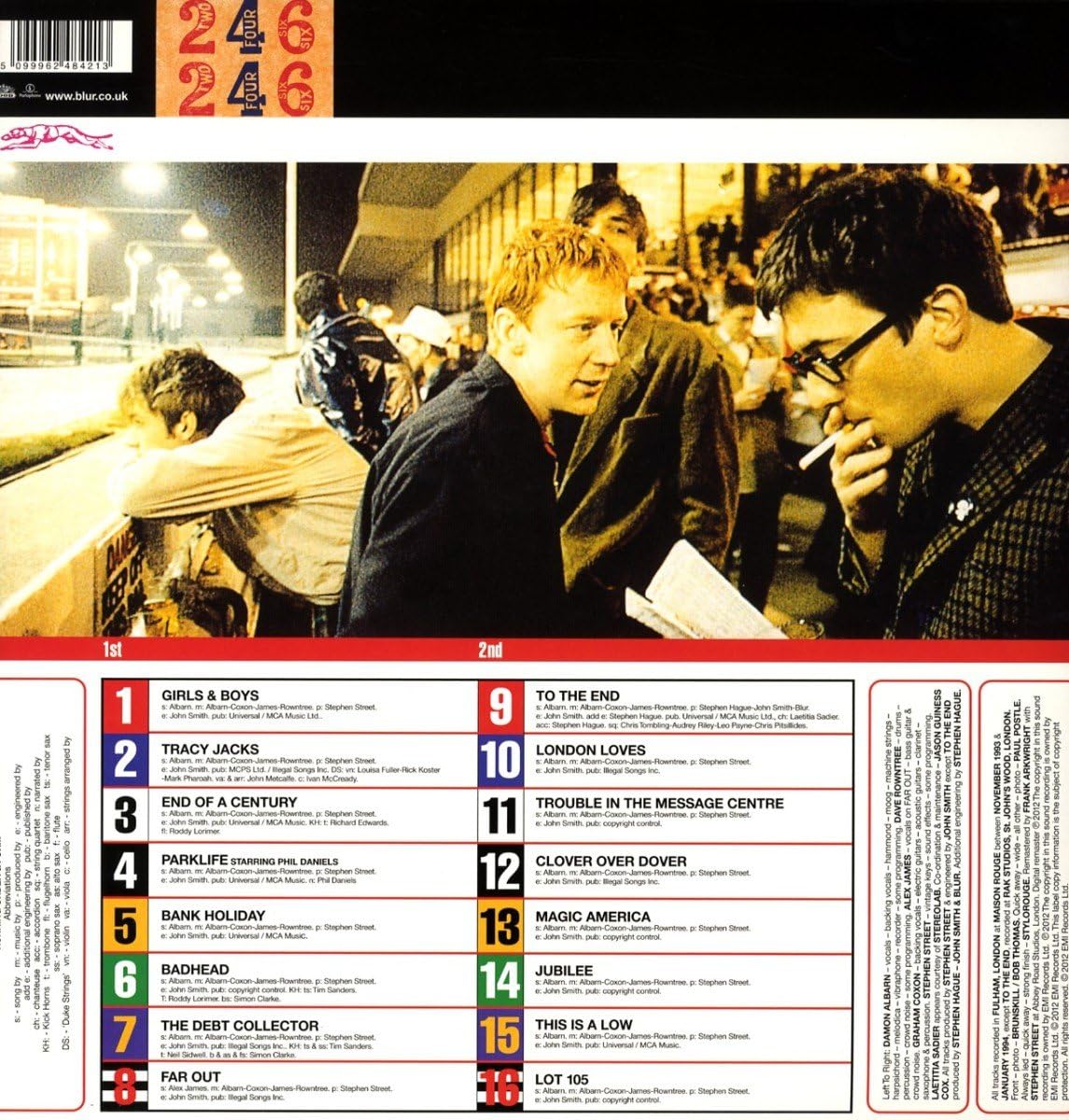 Blur - Parklife [Limited Edition Multicolor Double LP Vinyl] 3