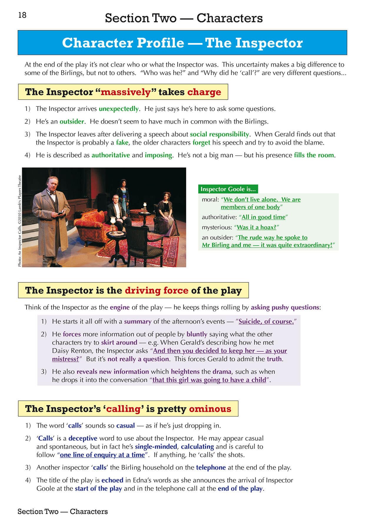 CGP New GCSE English Text Guide - An Inspector Calls | Includes Online Edition & Quizzes
