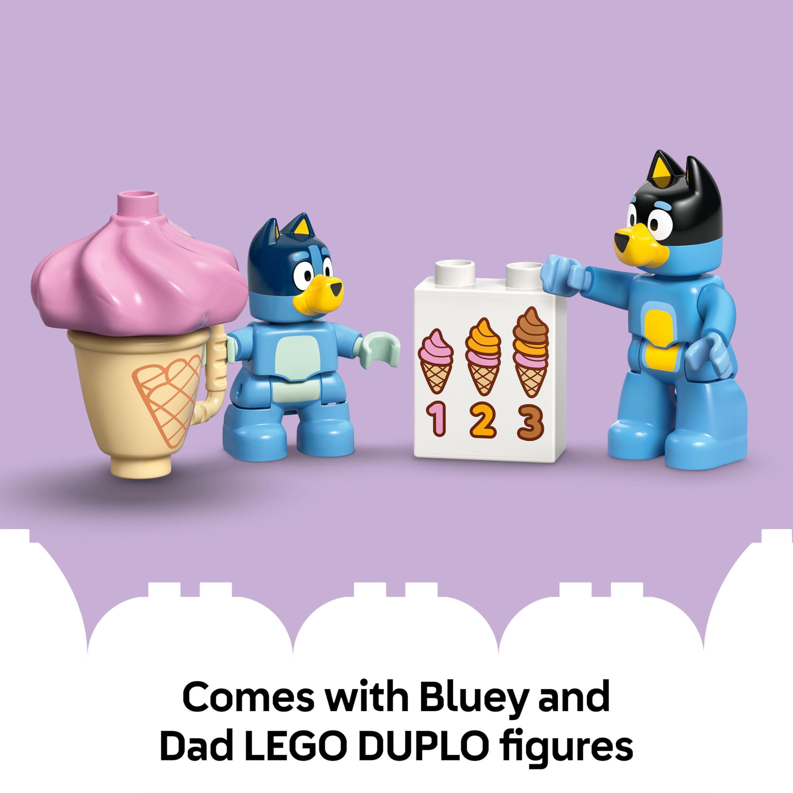 LEGO DUPLO Bluey: Ice Cream Trip with Bluey Set 10458 | Ages 2+ 6