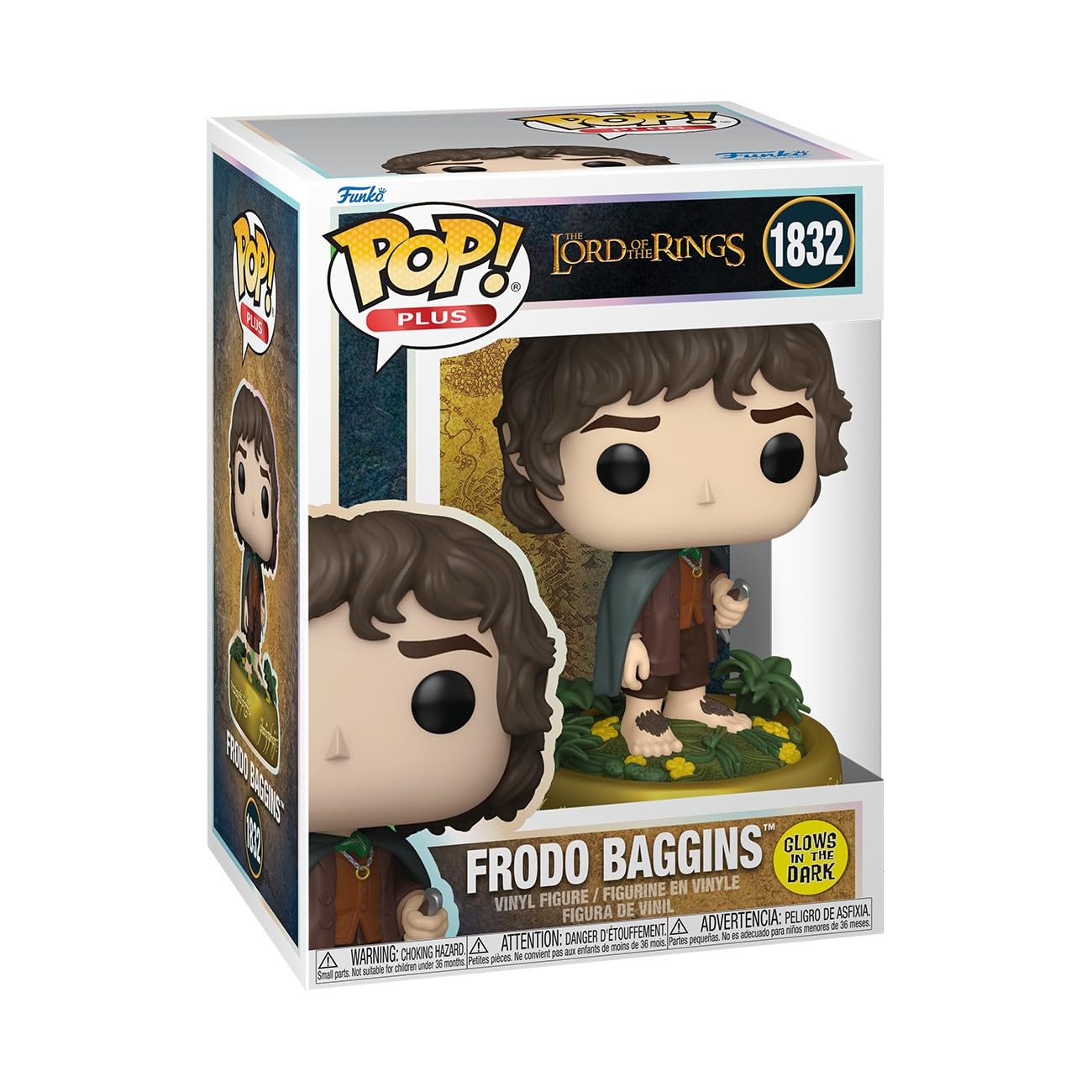 Funko Pop! Frodo Baggins Lord Of The Rings S9 Glow In The Dark Vinyl Figure 3.75 in